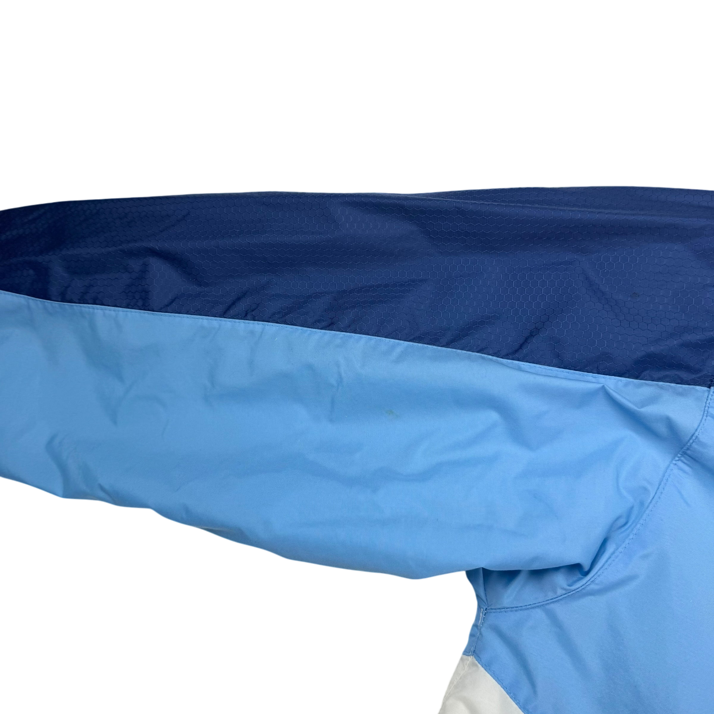 Nike 00s Hex Logo Insulated Track Jacket White/Blue (part of set) (Fits S-M) thumbnail 3