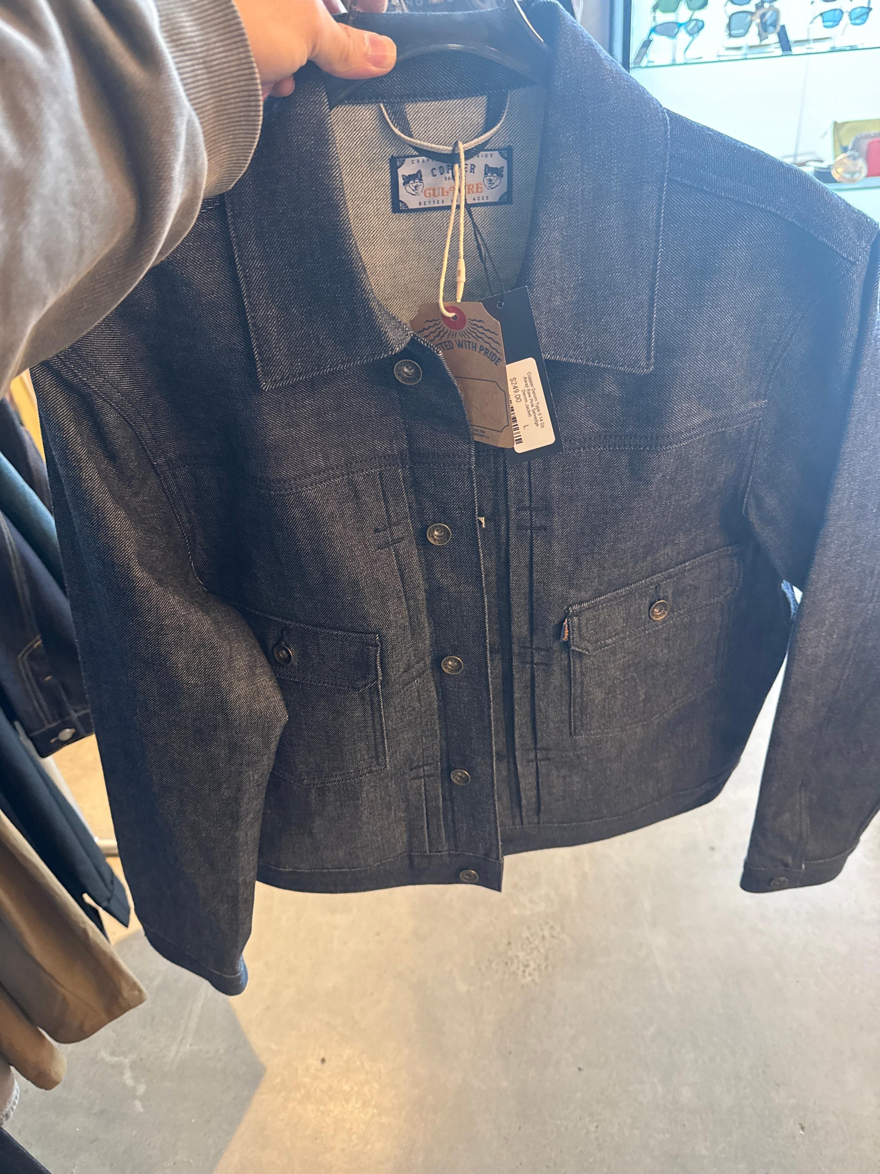 Copper Denim Type II 14 Oz Awaji Raw Pink Selvedge Denim Jacket - XL