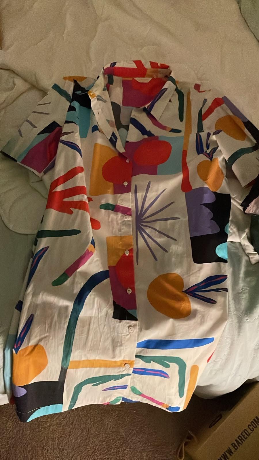 Gorman Multicolour Patterned Collared Shirt Dress 14