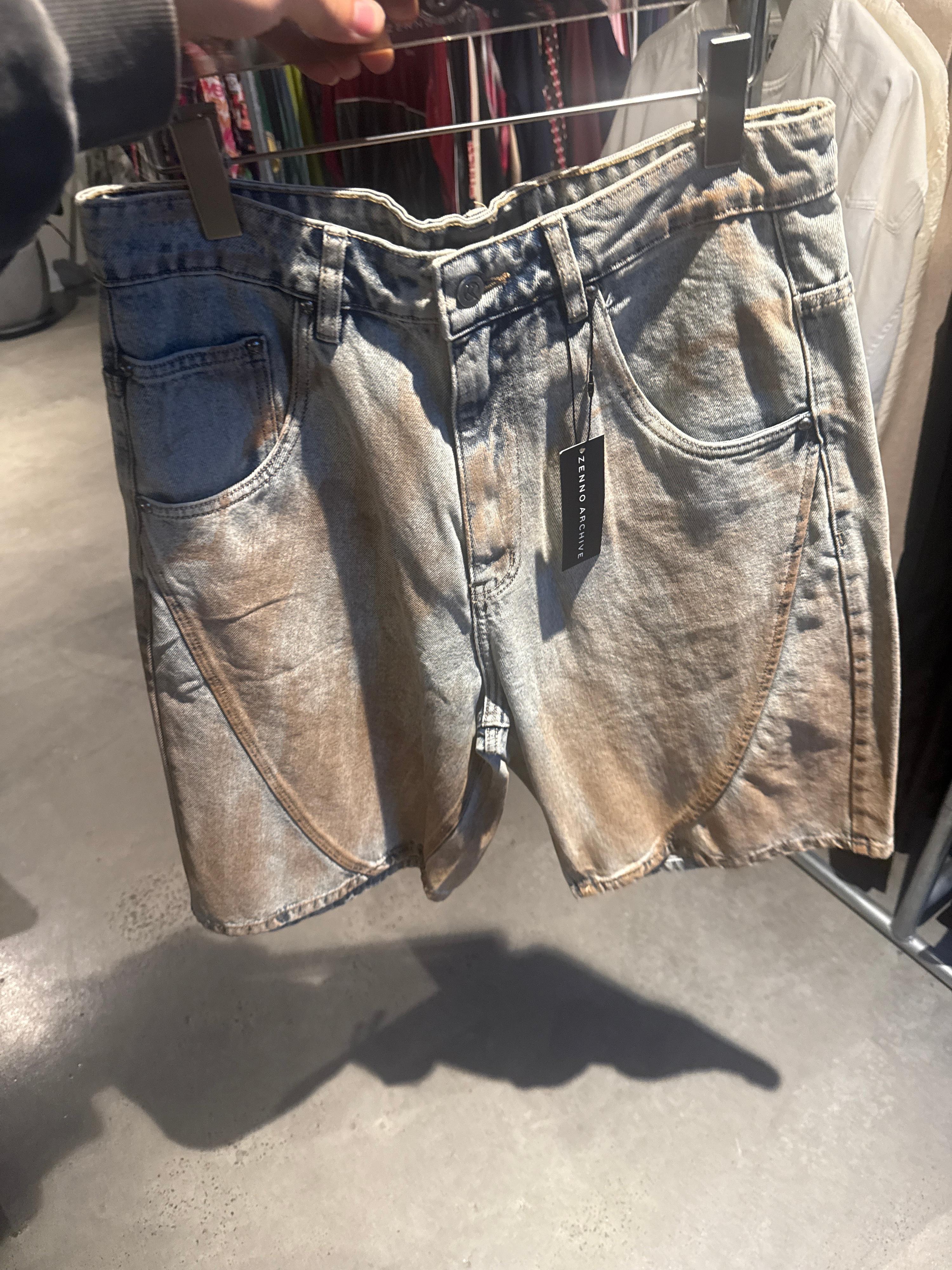 Roi Workshop WVV Rustic Denim Shorts - 4 (XL)