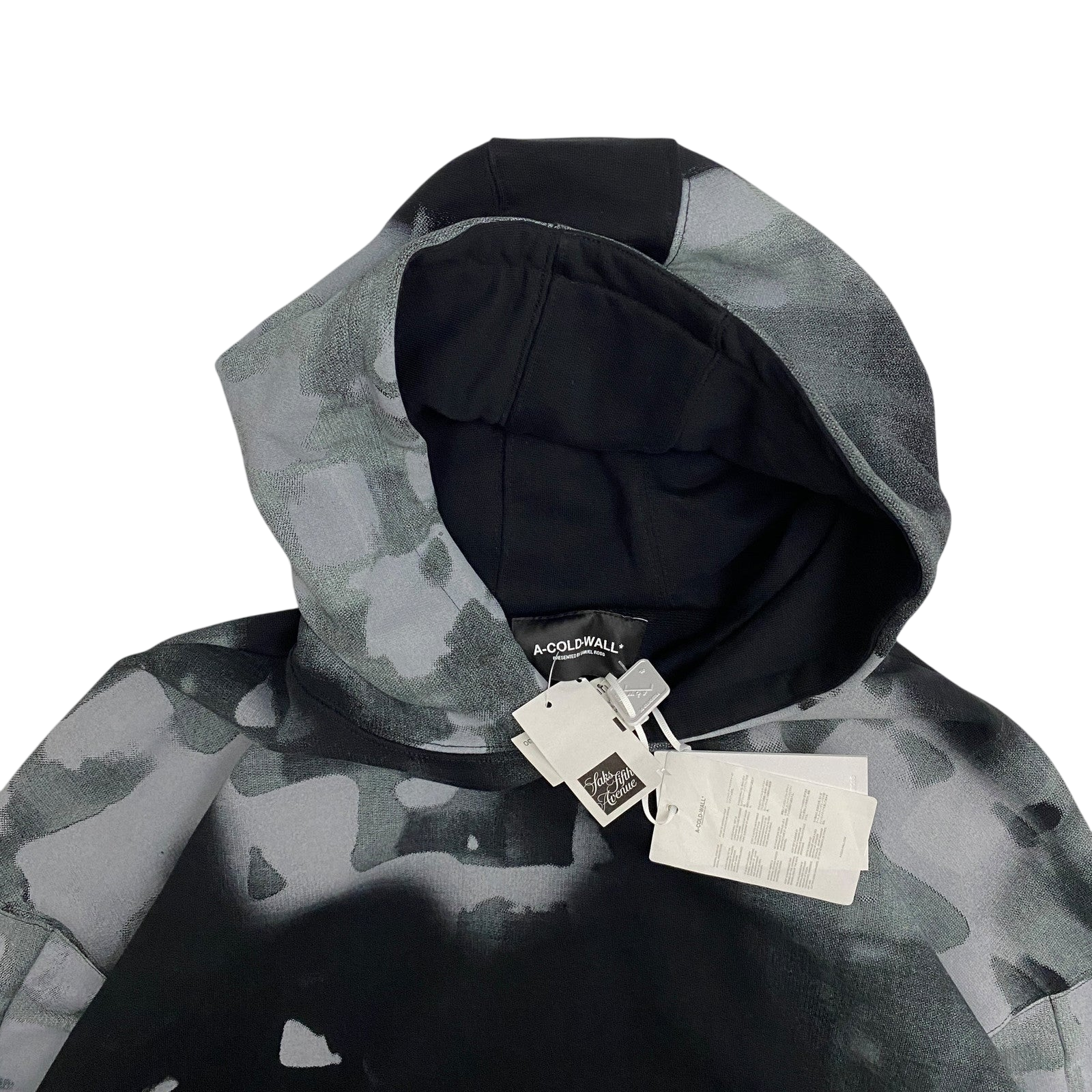 A-COLD-WALL Brush Stroke Hoodie Black/Grey (Fits L-XL) thumbnail 4