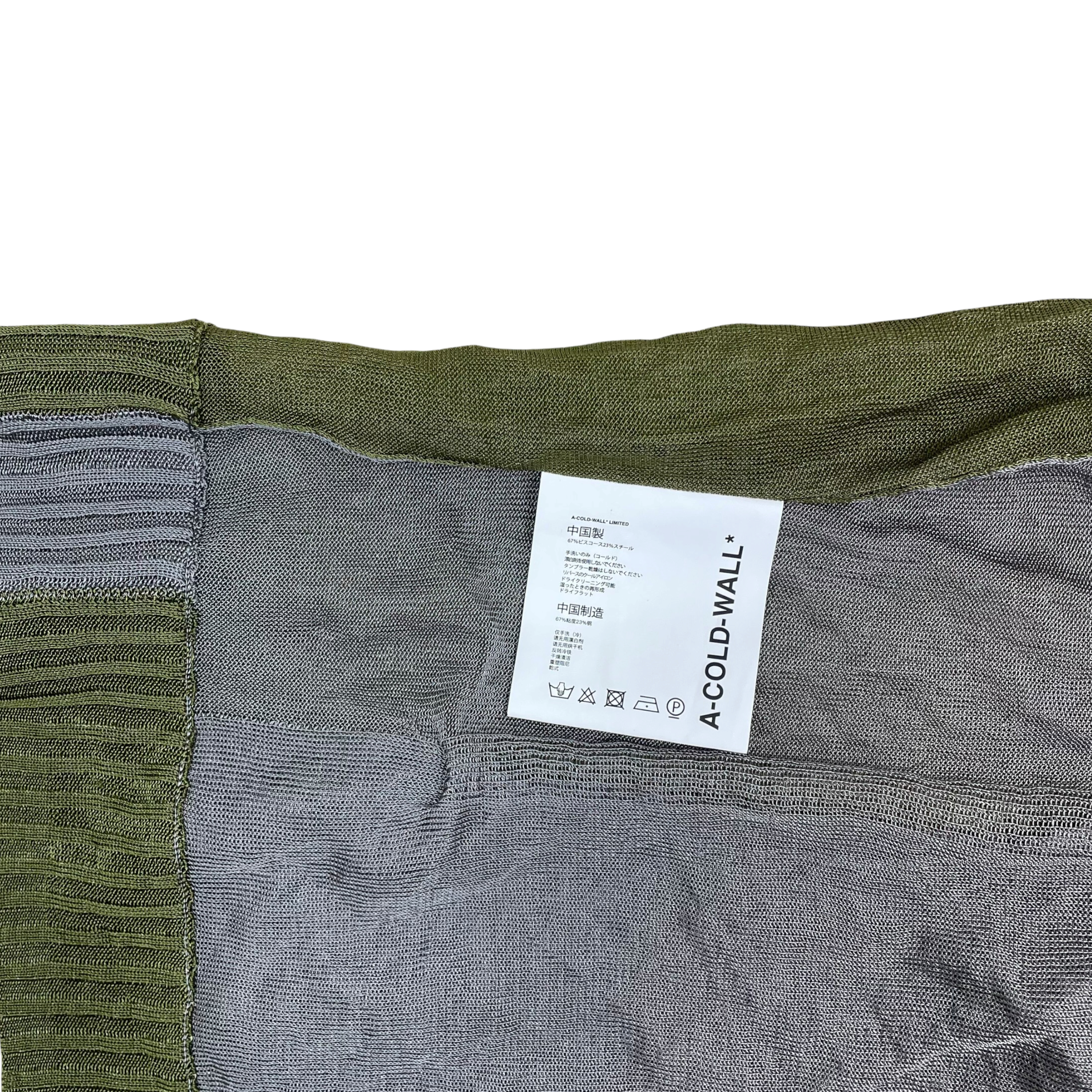 A-COLD-WALL* (ACW) Knit Vest Green/Grey (Size L) thumbnail 5
