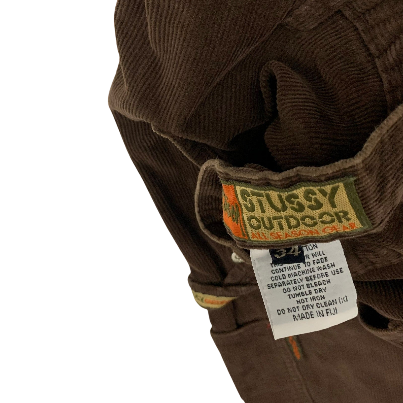 Stussy Vintage Brown Corduroy Carpenter Pants (W34) thumbnail 5