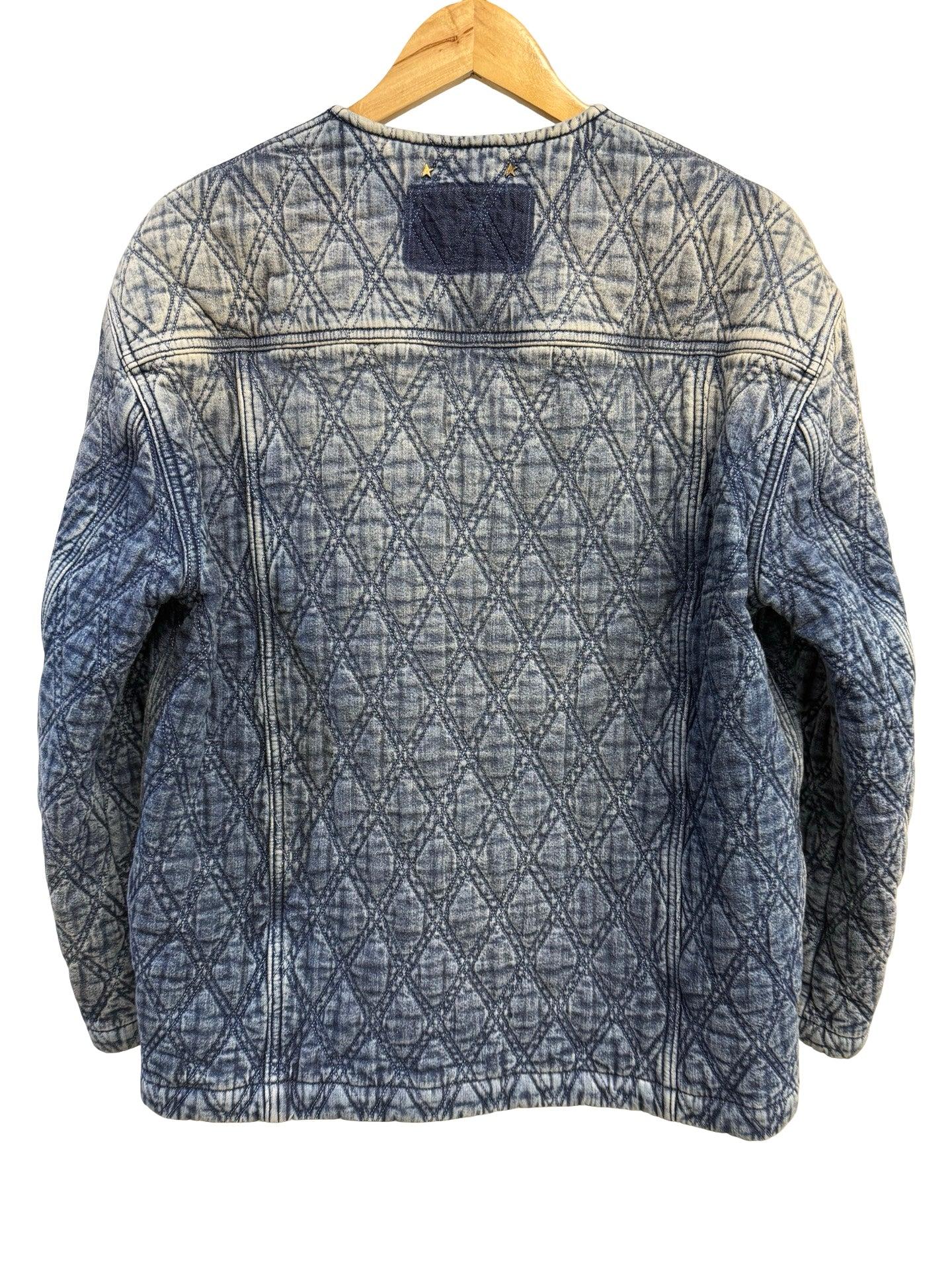 Golden Goose Quilted Denim Jacket 38 BNWT thumbnail 2