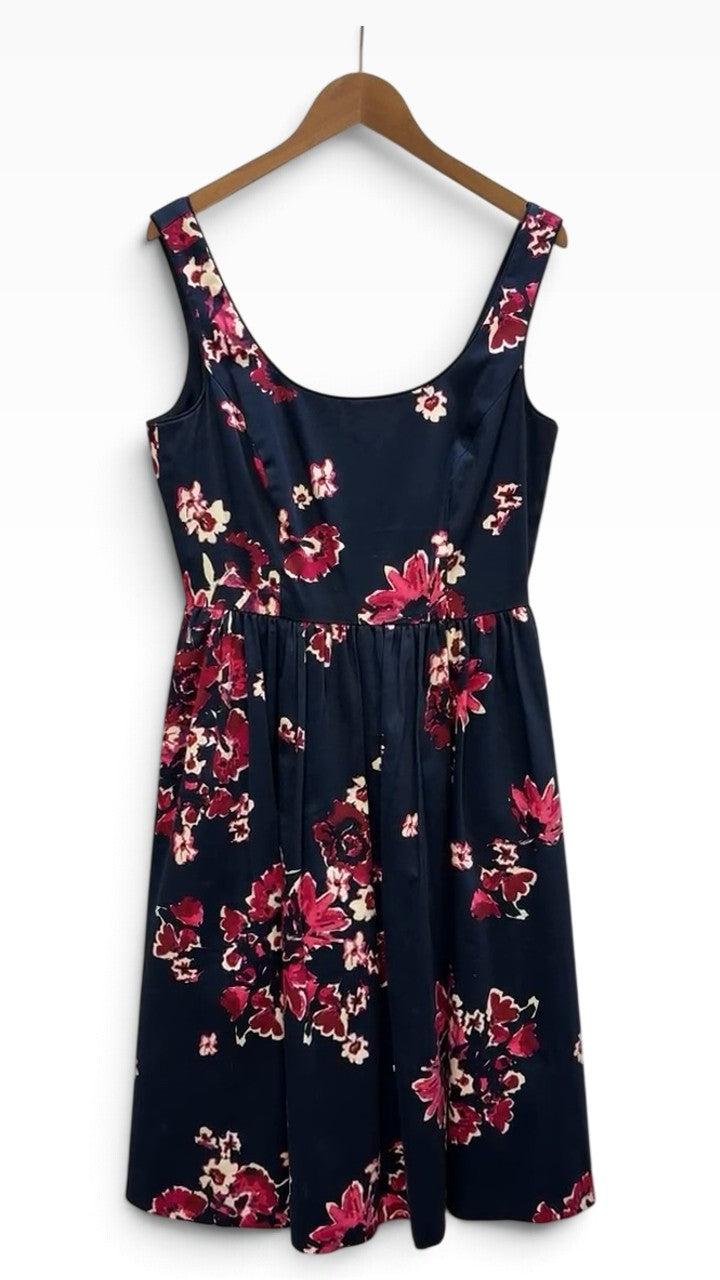 Donna Morgan Blue Floral Dress 6 thumbnail 2