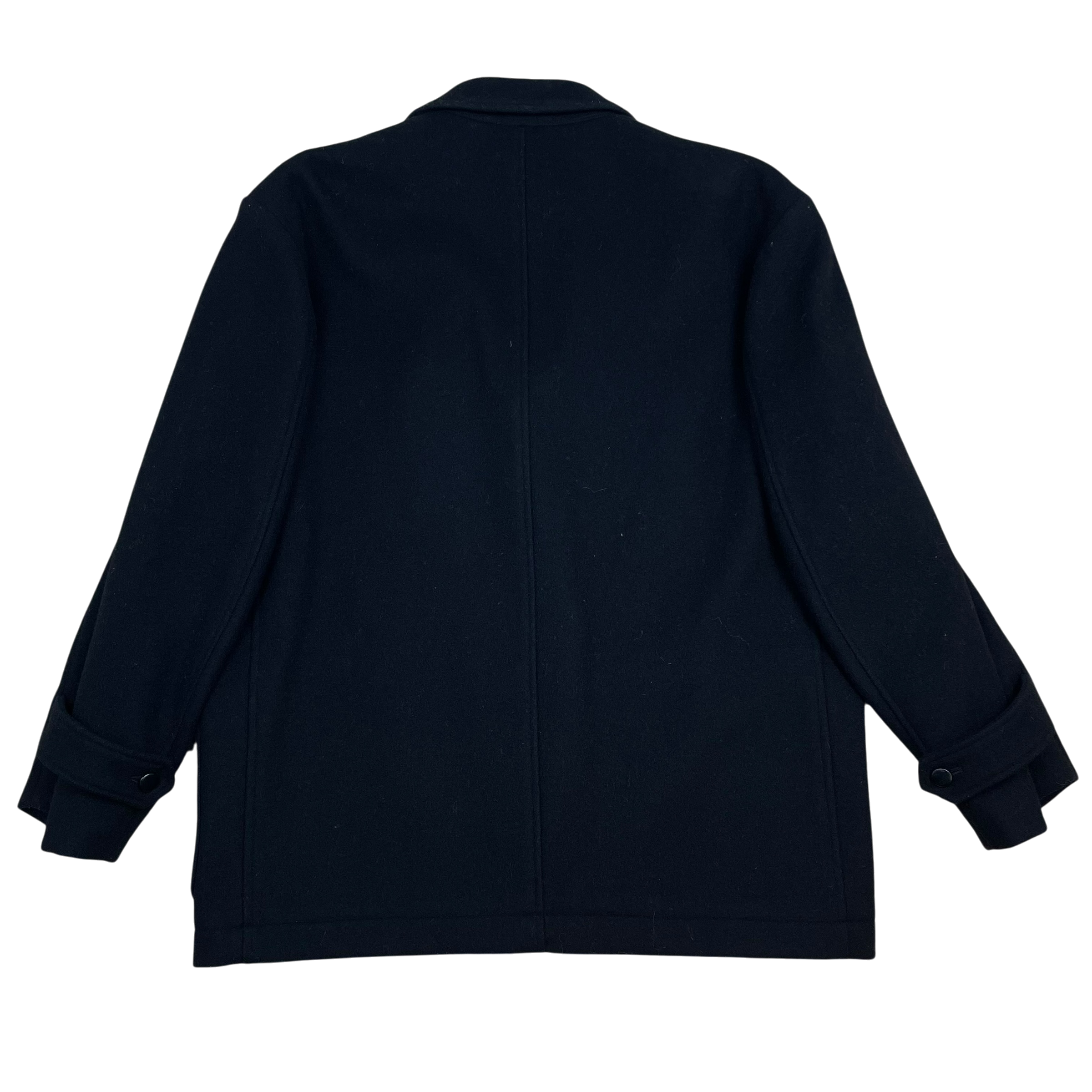 Comme des Garcons Homme Plus AD2005 Wool Coat Black (Size M) thumbnail 2