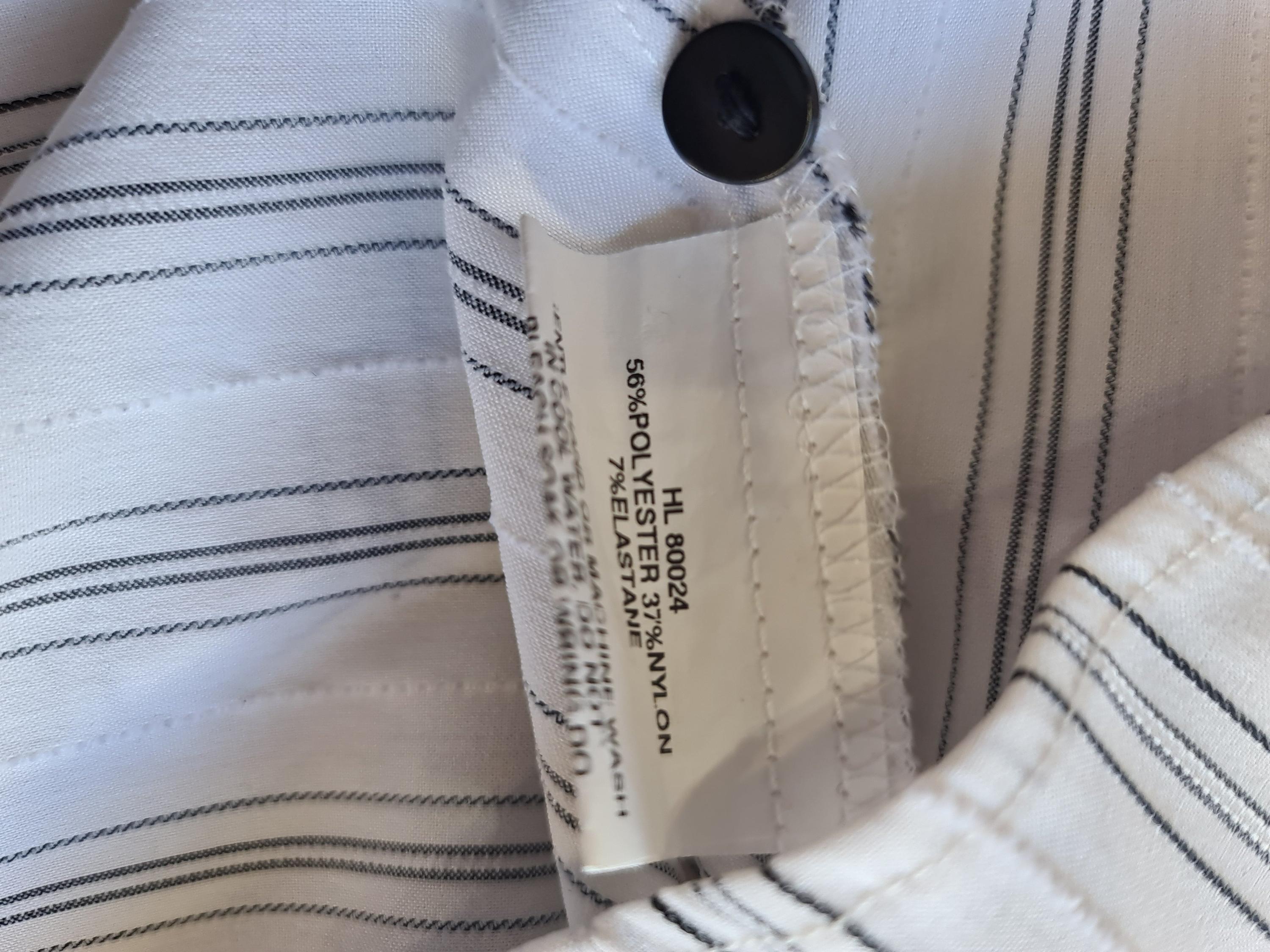 Anthea Crawford White with Black Stripe shirt - size 10 thumbnail 12