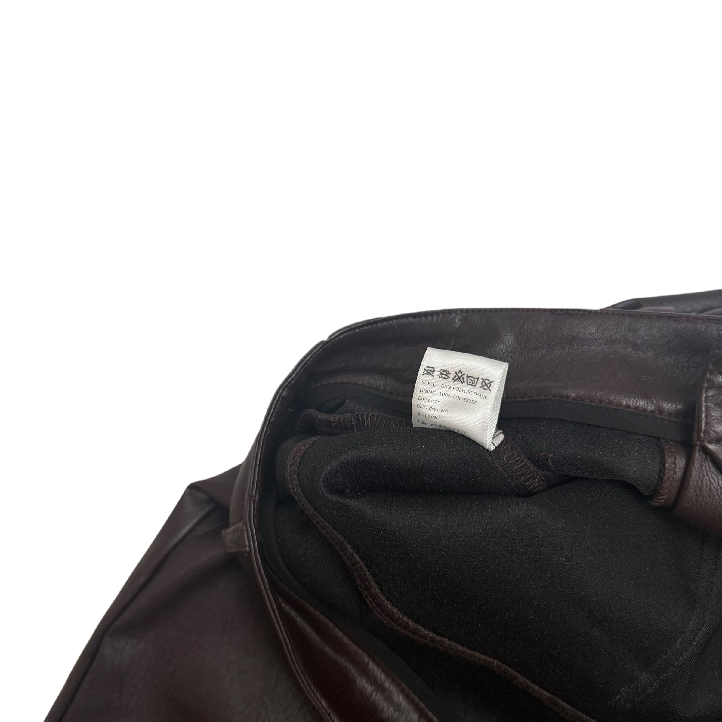 Ranger Cartel SS 2023 Flared Leather Brown Pants (Size L) thumbnail 5