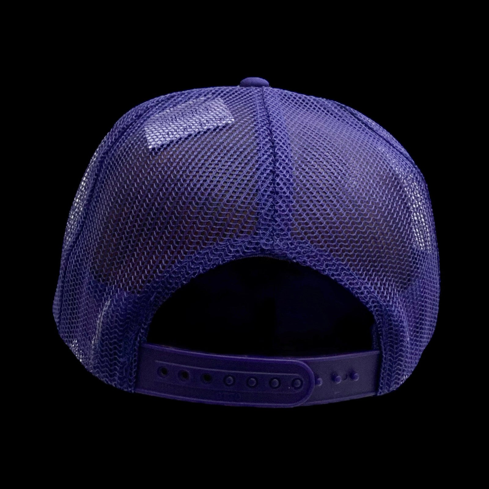 Kapital ‘Denim Men Loves Cats’ Mesh Trucker Cap Purple/Cream thumbnail 4