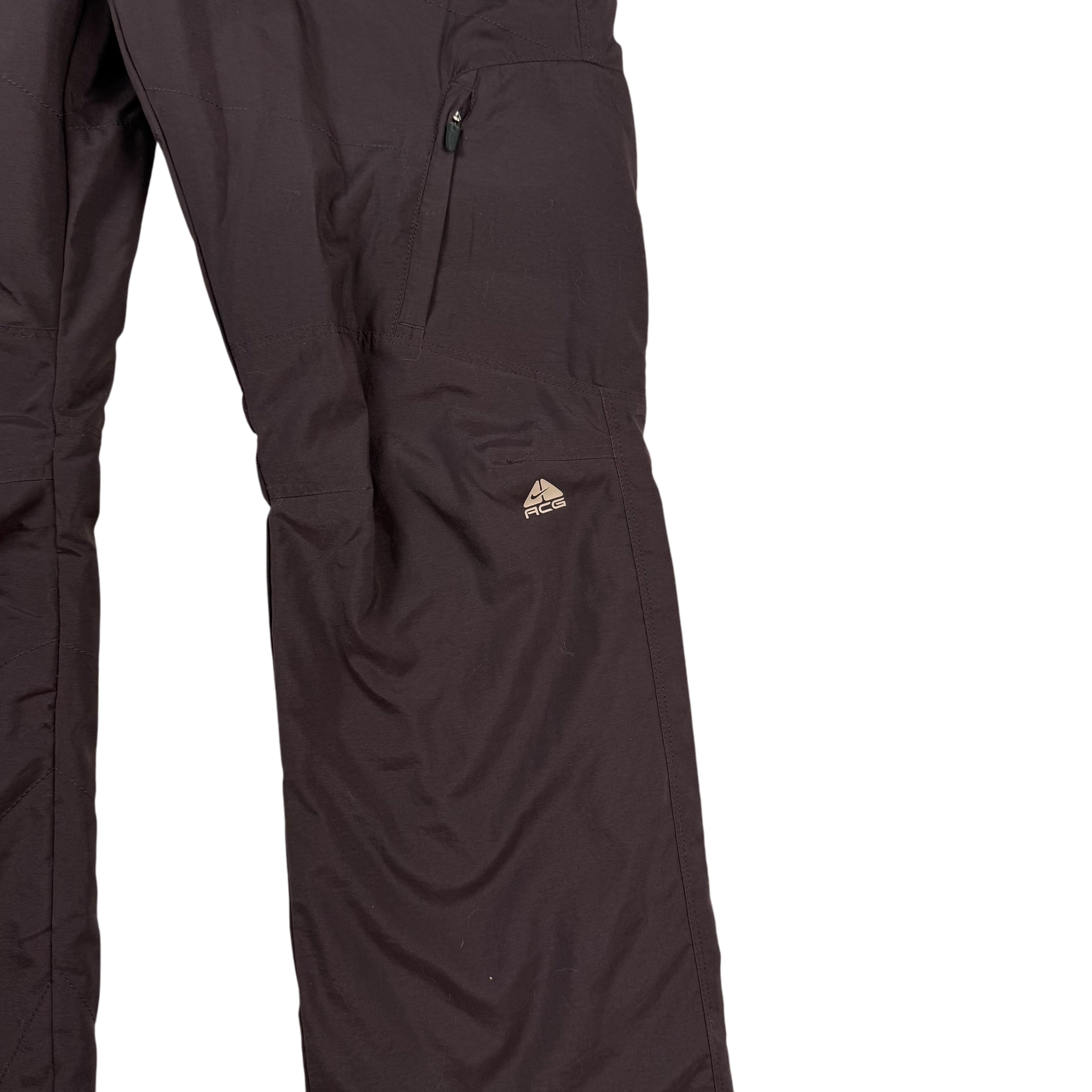 Nike ACG 00s Womens Insulated Cargo Pants Brown (Size 6) thumbnail 2