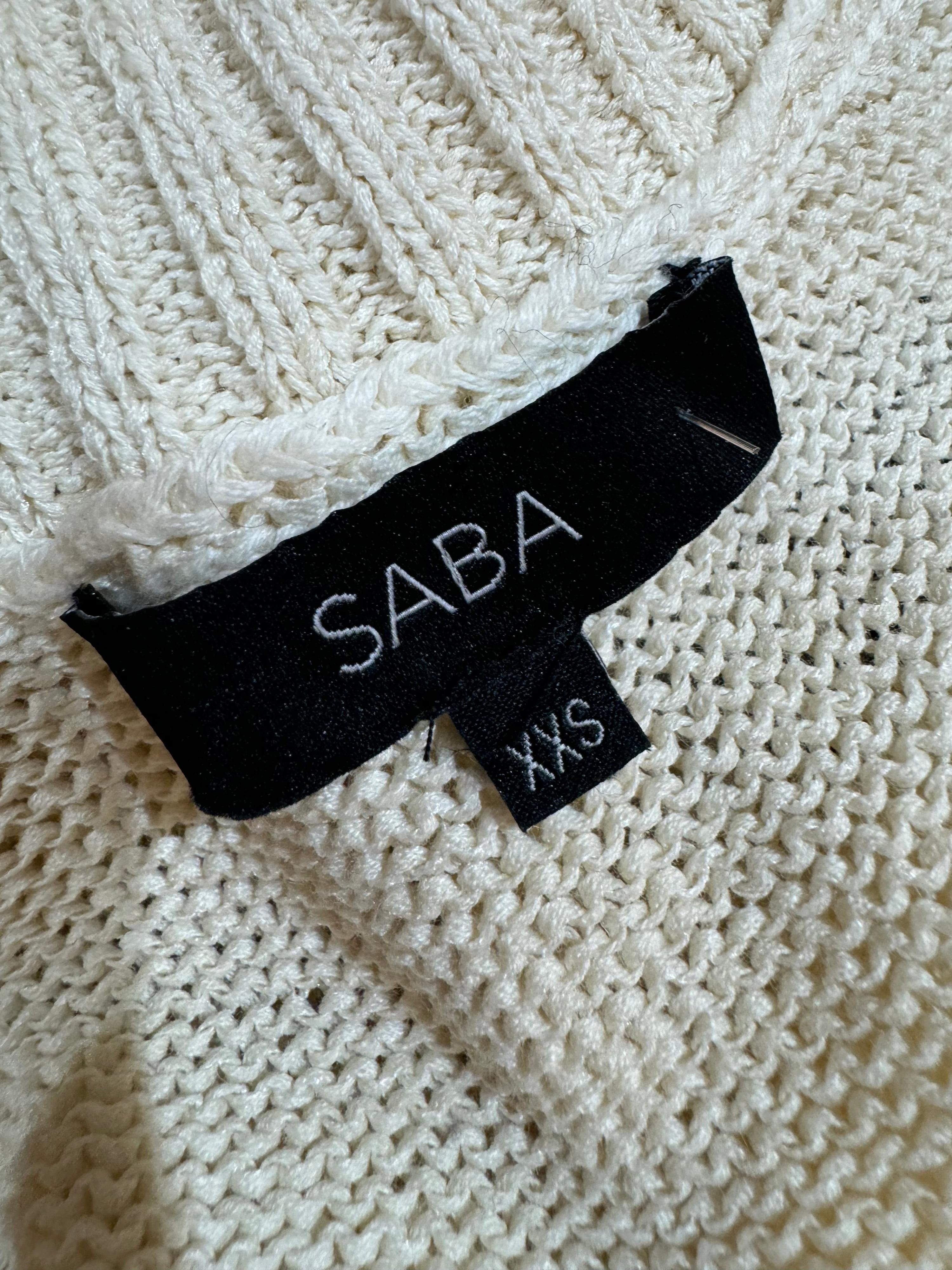 SABA Cream Linen Blend Vest Size XS thumbnail 6