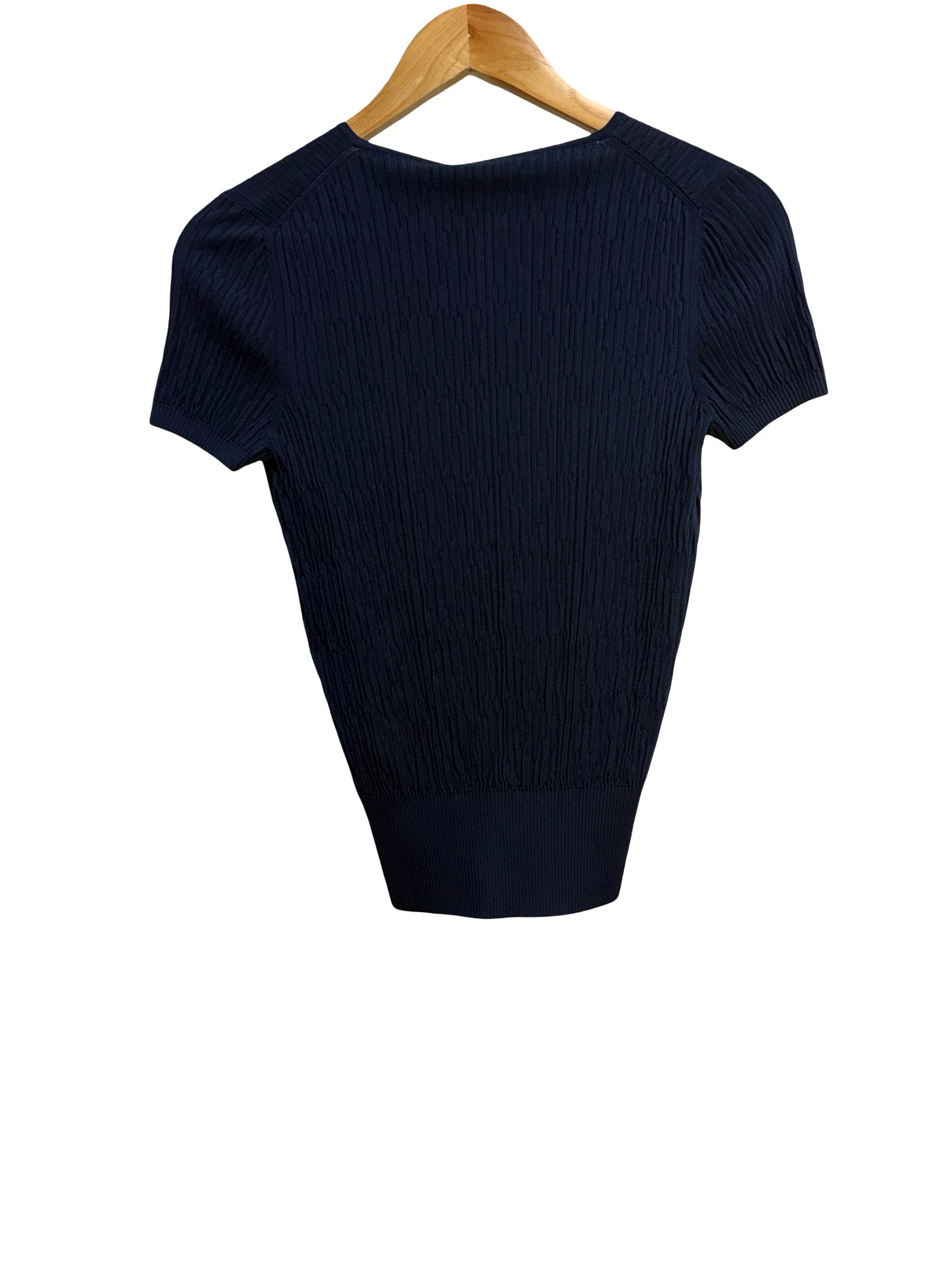 Chanel Navy Knit Top 34 thumbnail 2