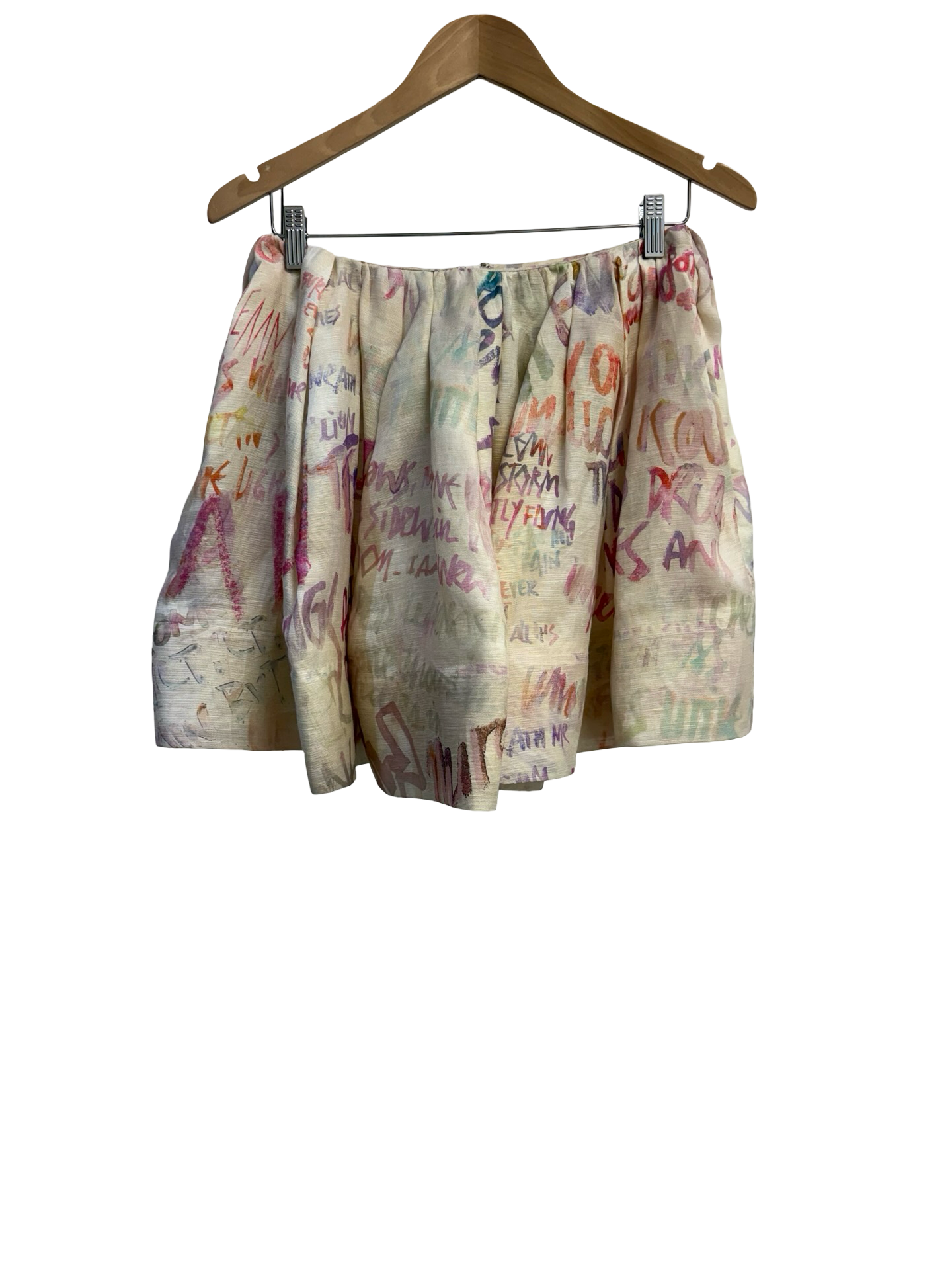 Zimmermann Cream/Pink Skirt 1