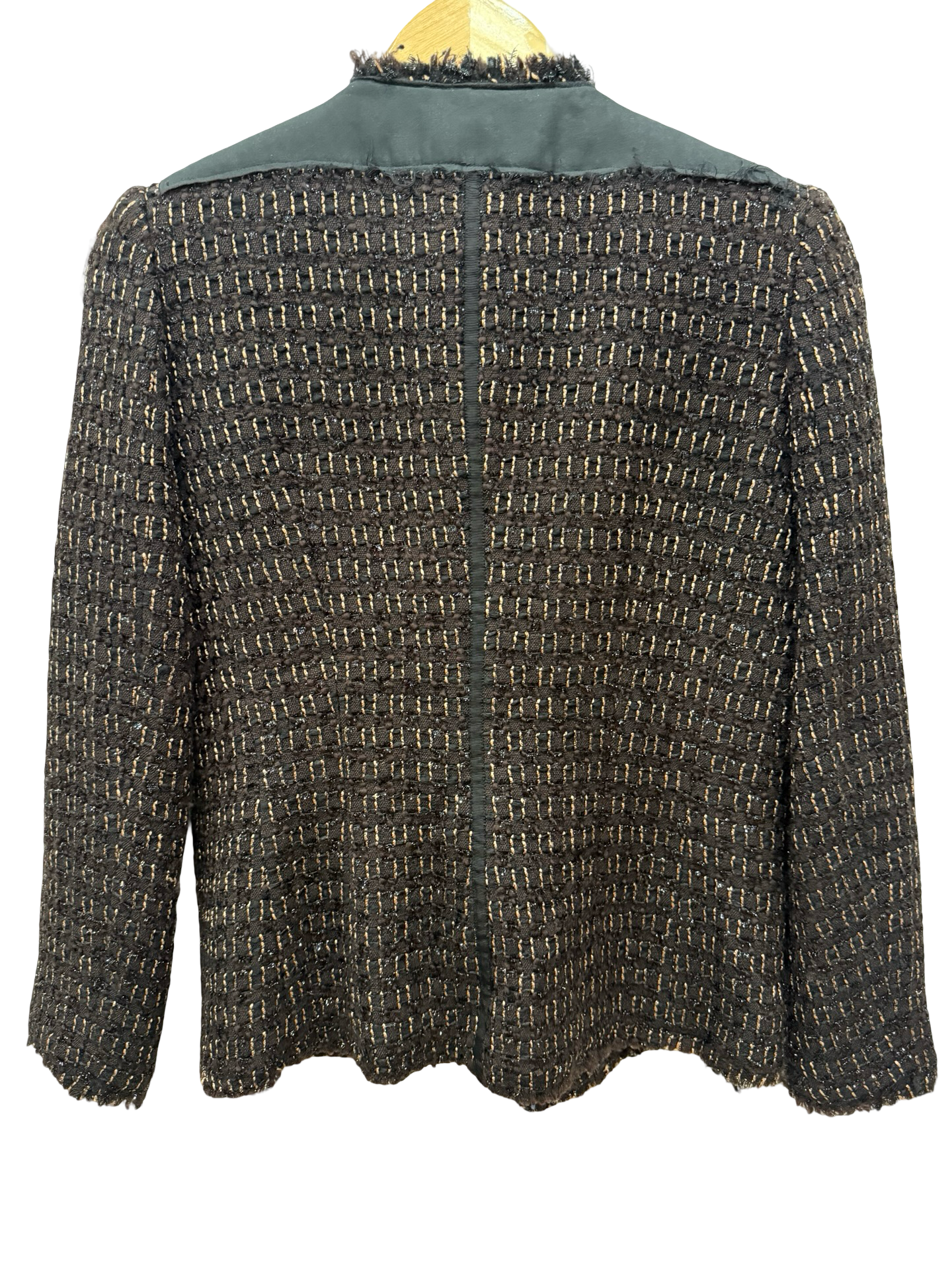 Lisa Ho Black Tweed Blazer 12 thumbnail 2