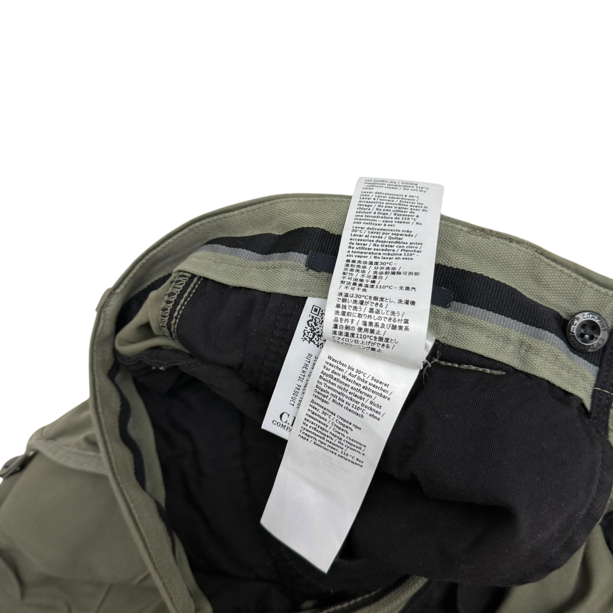 C.P. Company Loose Fit Cargo Trousers Olive Green (Size XL) thumbnail 7