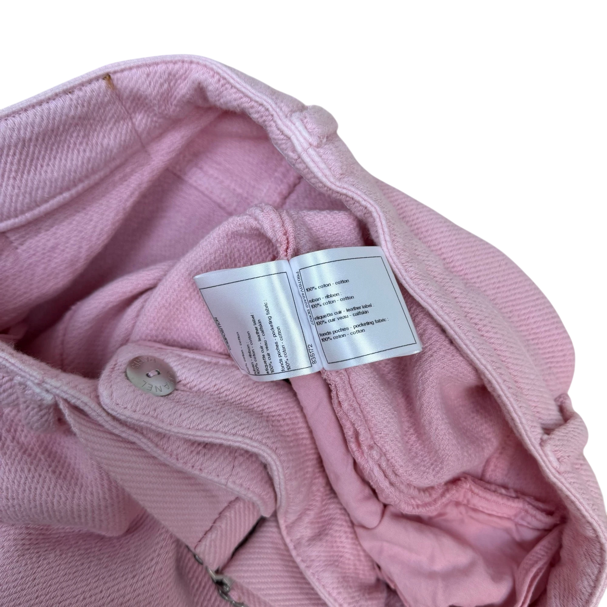 Chanel SS19 ‘By the Sea’ Wide Leg Belted Pants Pink (Size 38) thumbnail 10