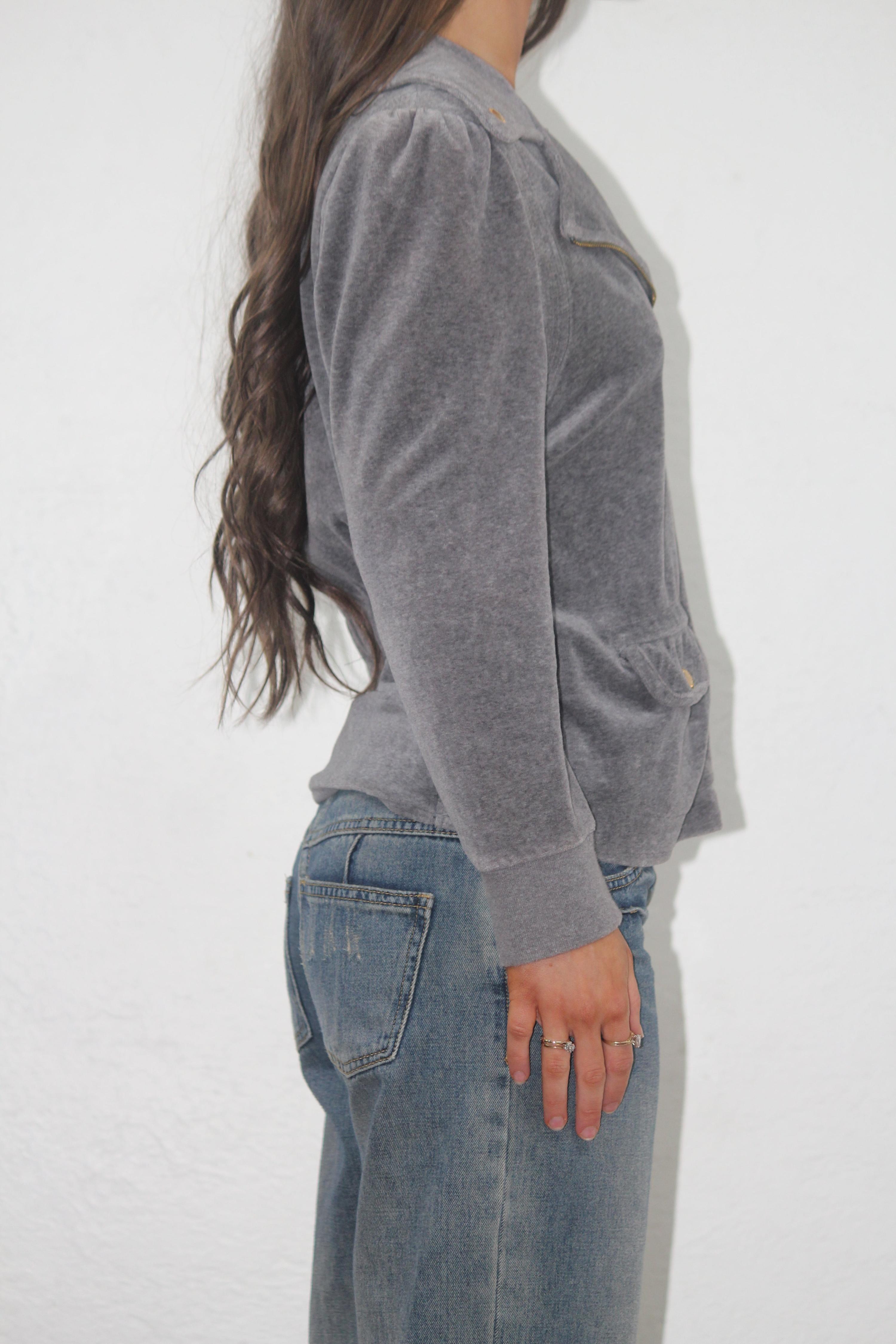 Juicy Couture Zip-up Cotton Sweater thumbnail 2