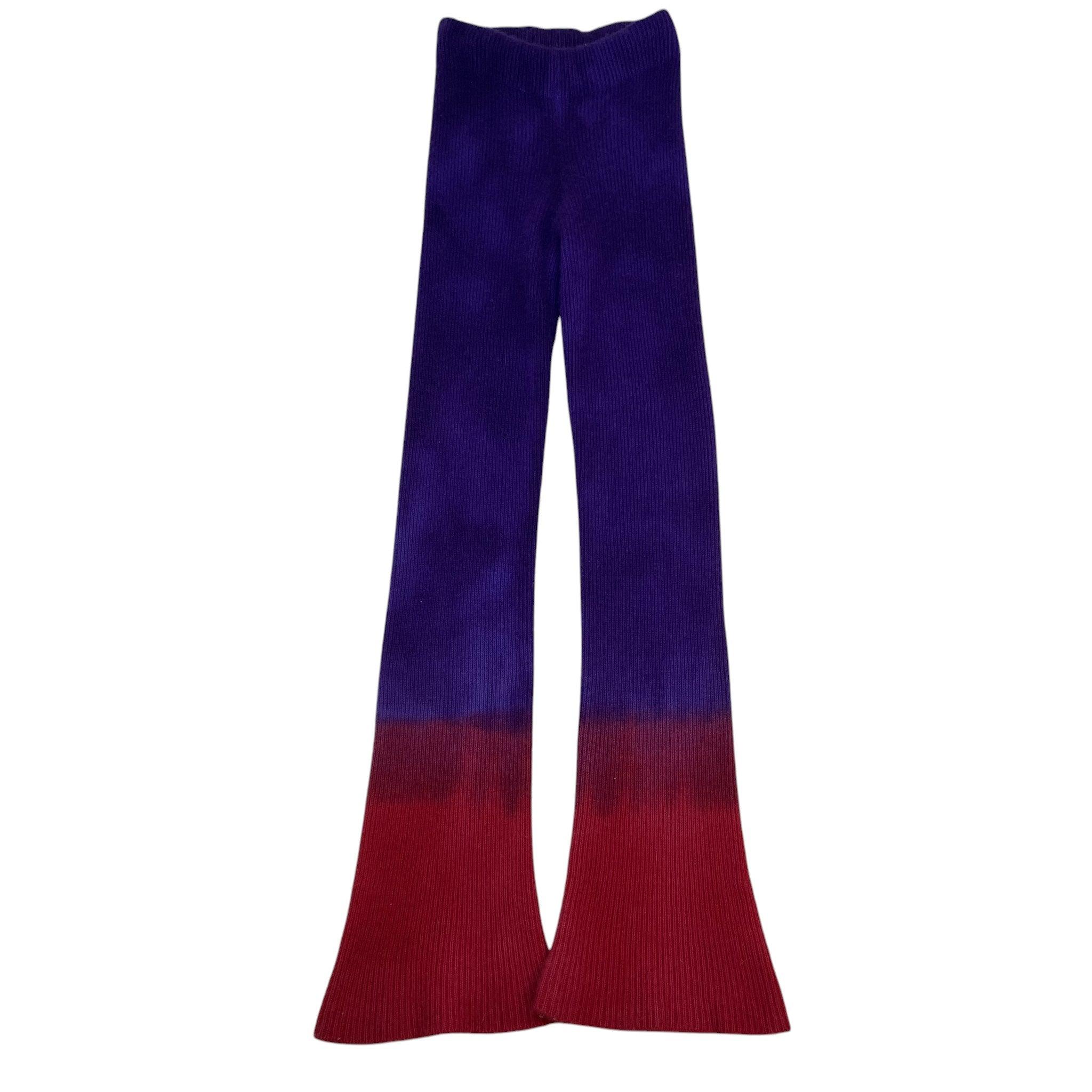 The Elder Statesman Cashmere Pants Ombré Purple/Red (Size S)