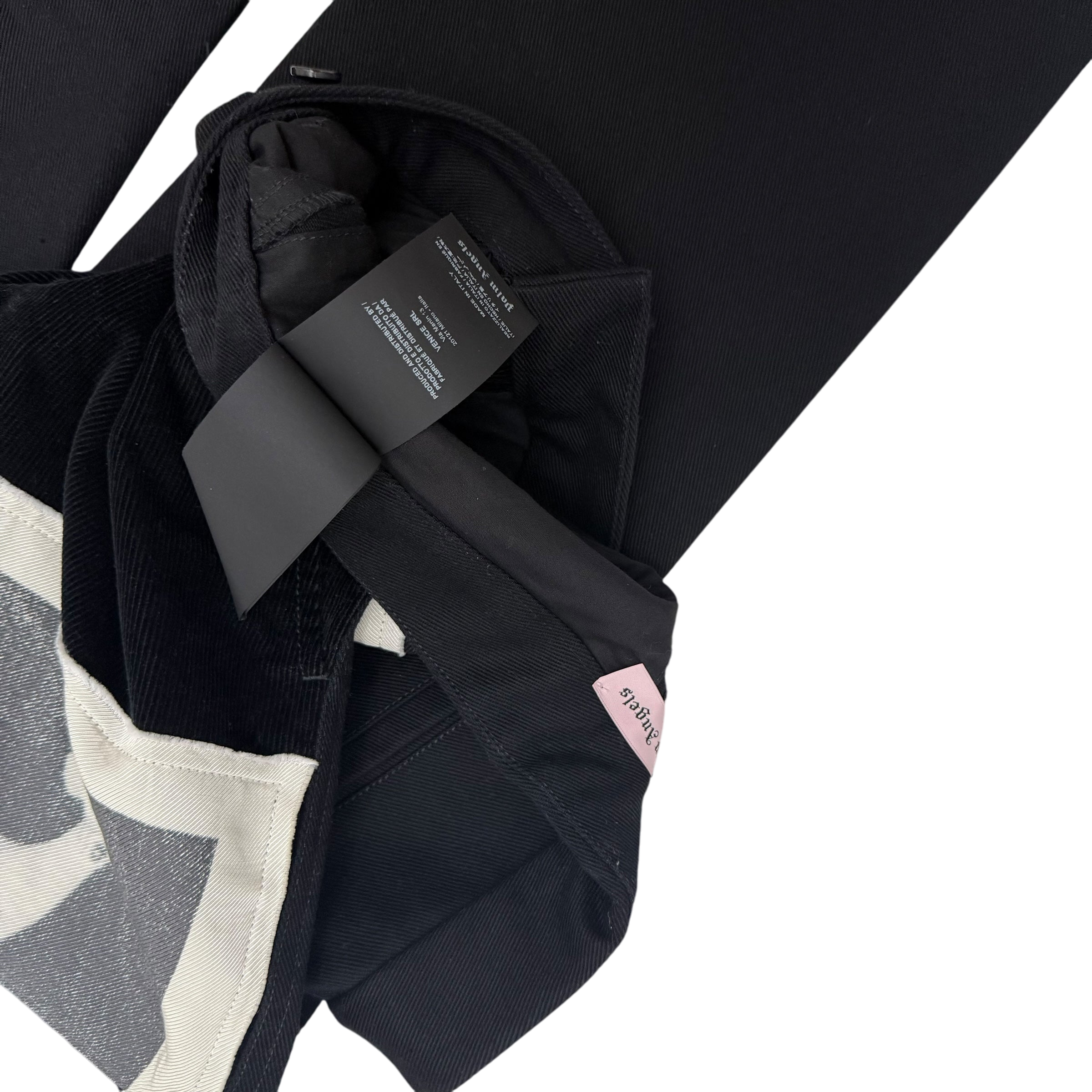 Palm Angels Corduroy Patchwork Pants Black (Size M) thumbnail 7