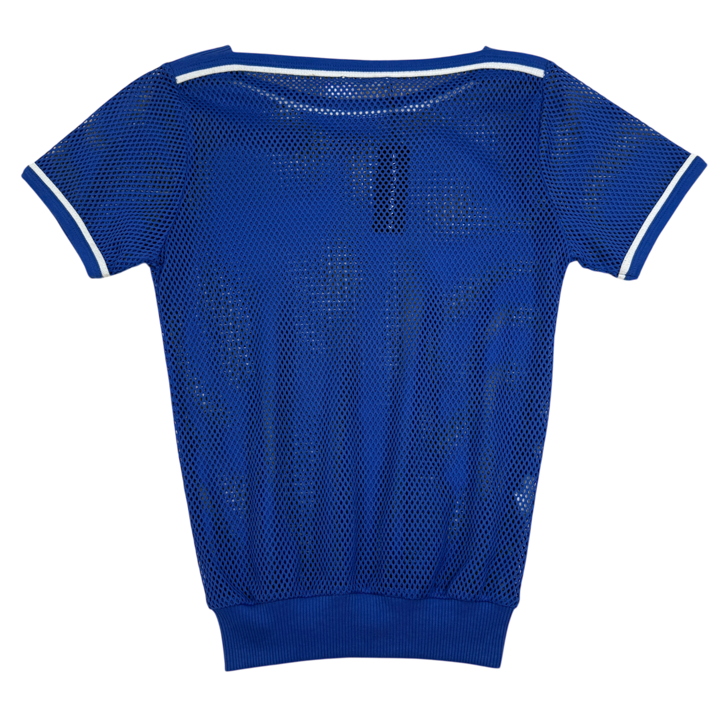 Christian Dior Knitwear Blue Knit T-Shirt (Size 14/fits S-M mens) thumbnail 2