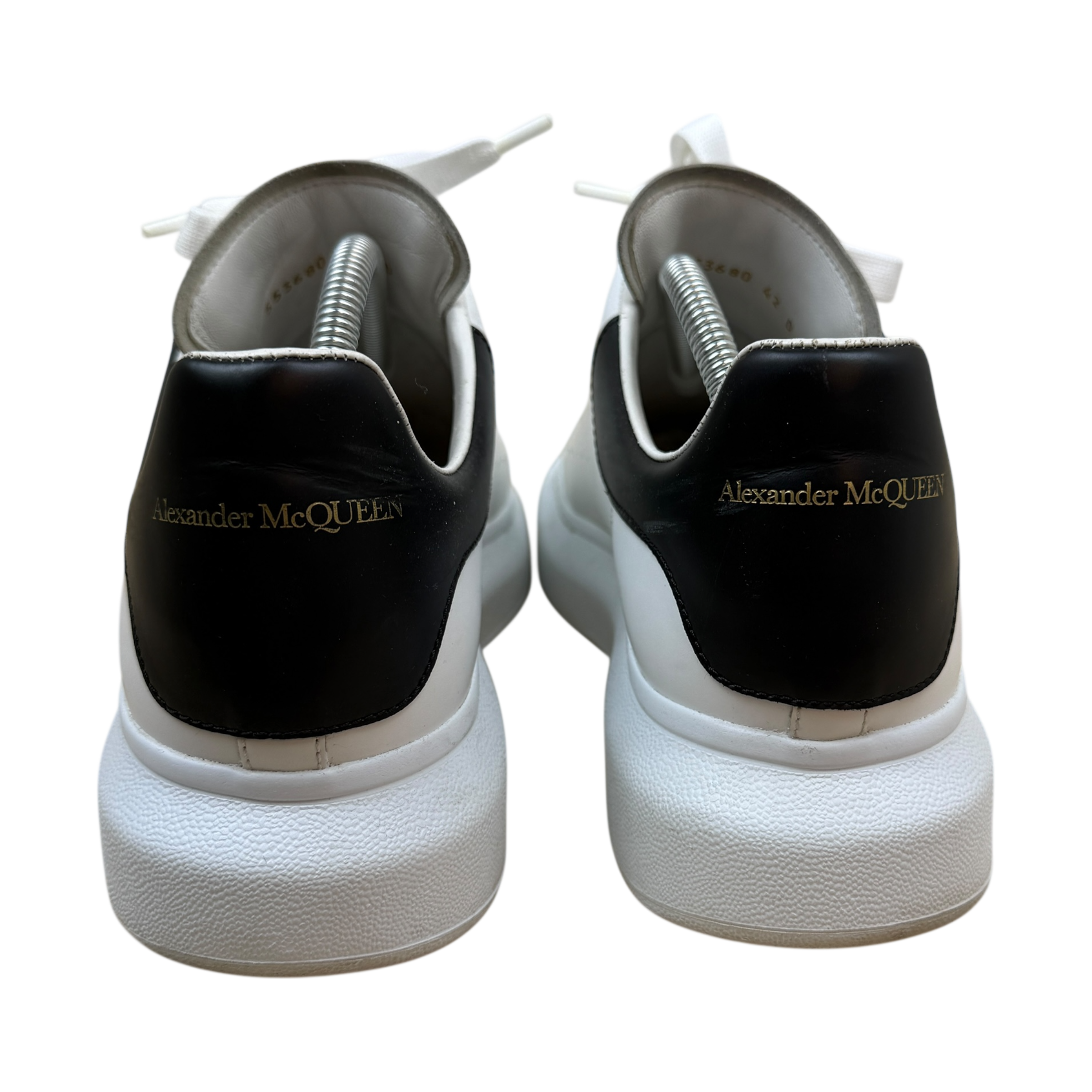 Alexander McQueen Oversized Leather Sneakers White (US9/EU42) thumbnail 7