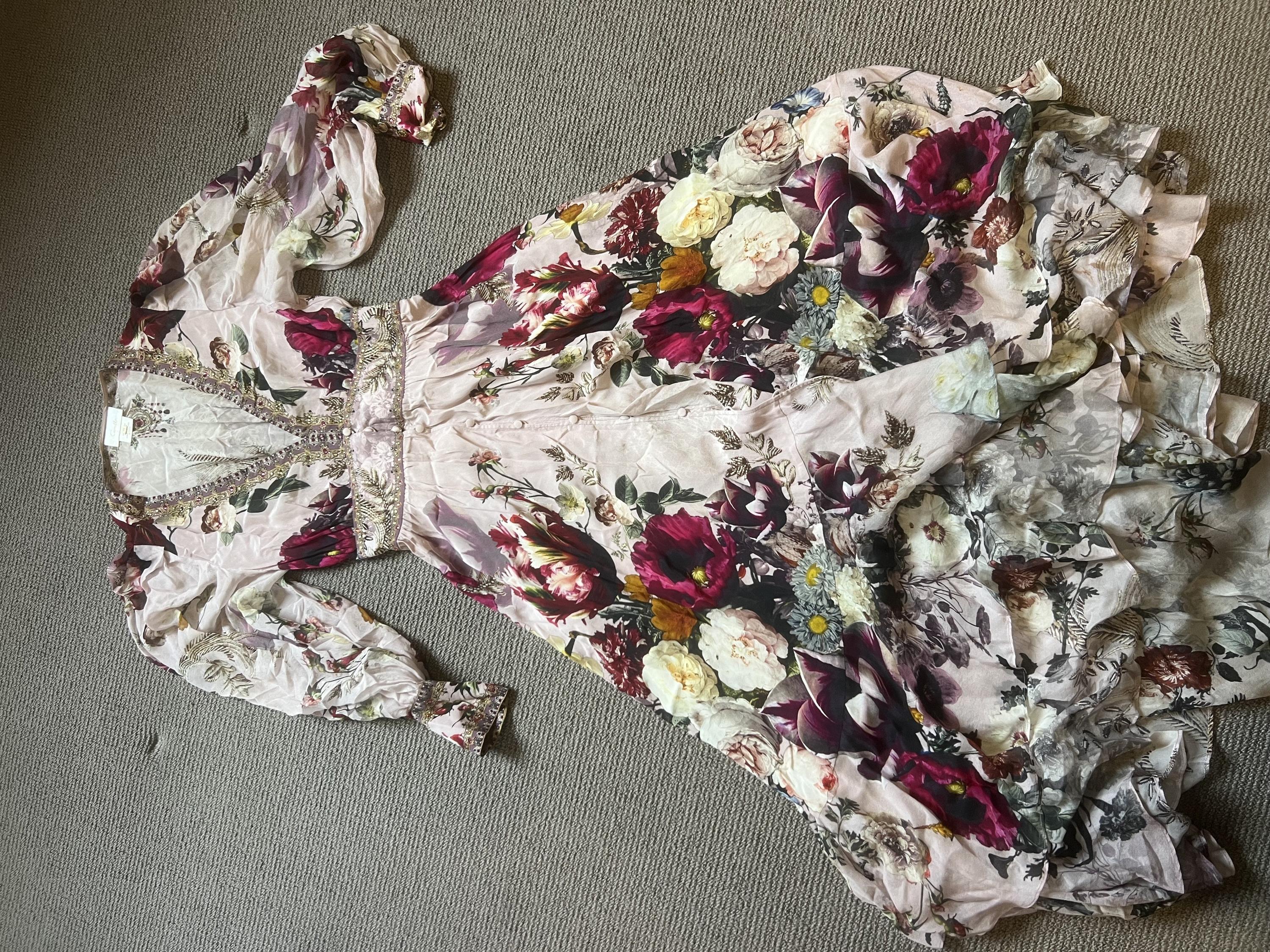 Camilla Pink Floral Dress XS