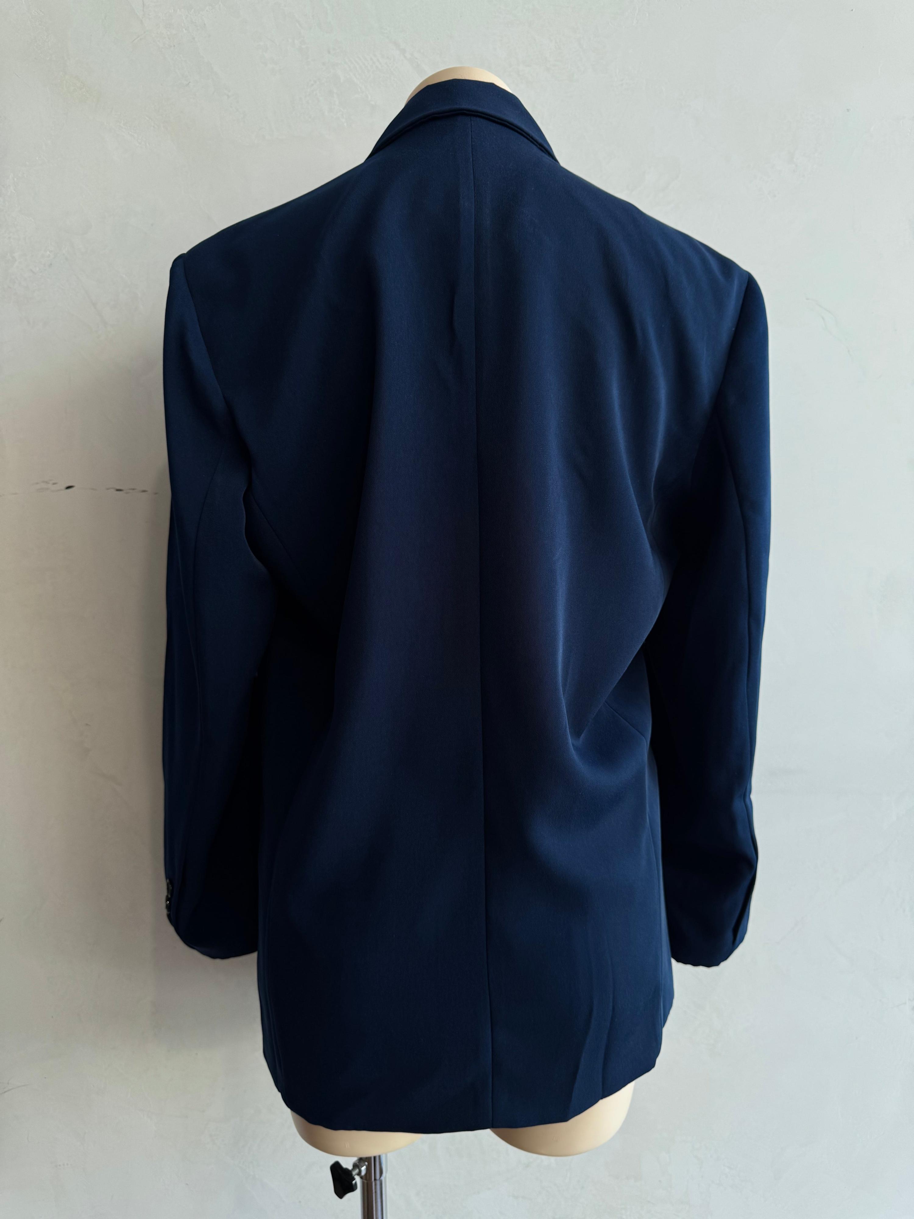 Vintage Sunrise navy blue blazer - size S thumbnail 6
