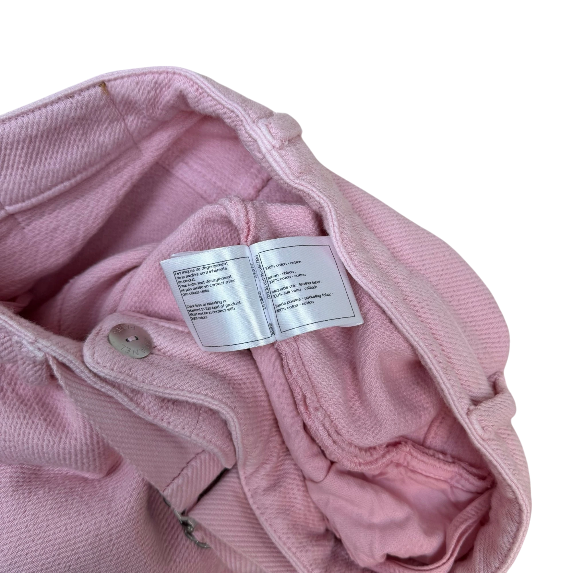 Chanel SS19 ‘By the Sea’ Wide Leg Belted Pants Pink (Size 38) thumbnail 9