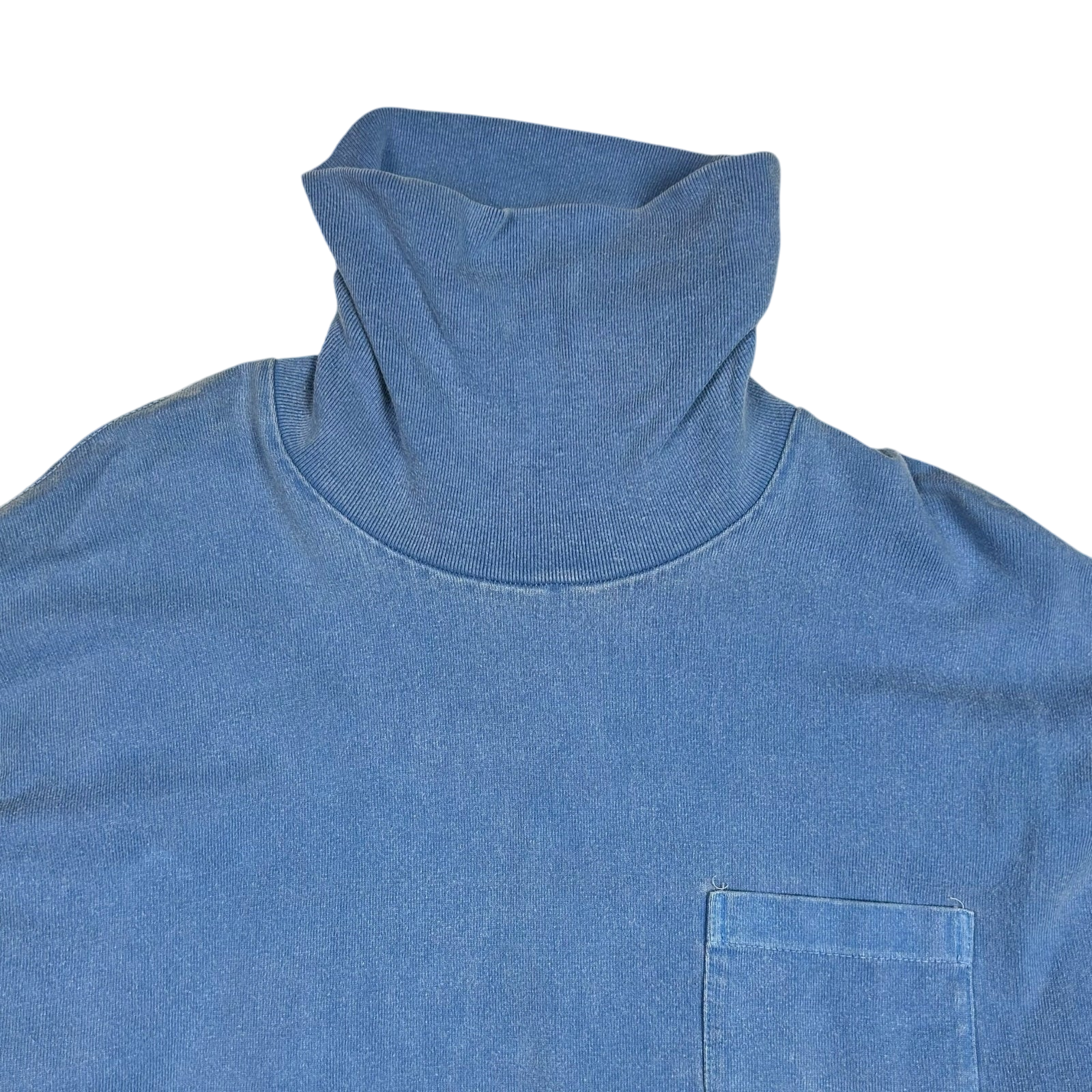 Cav Empt Turtle Neck Sweatshirt Blue / Black (Size XL) thumbnail 2