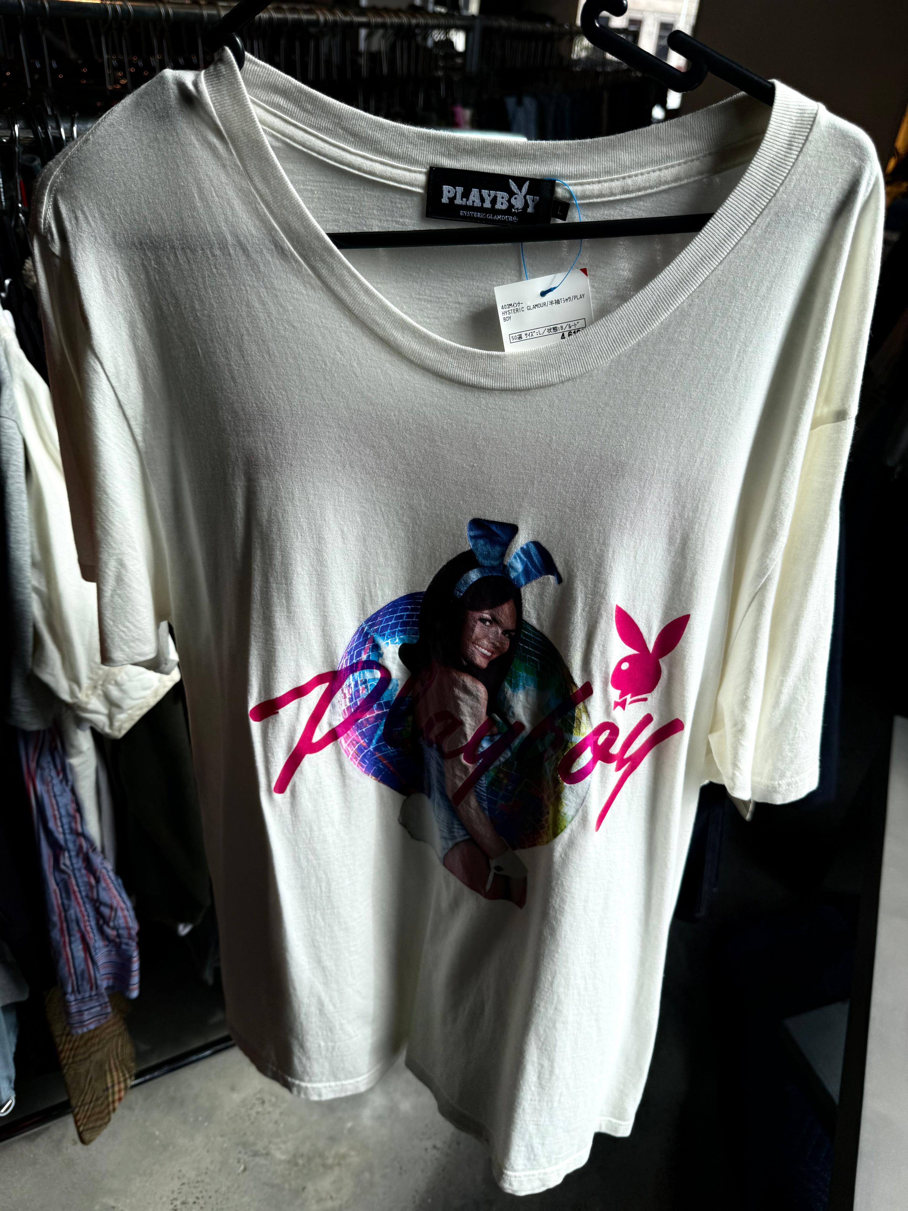 Hysteric Glamour x Playboy Graphic T-Shirt White (Size L)