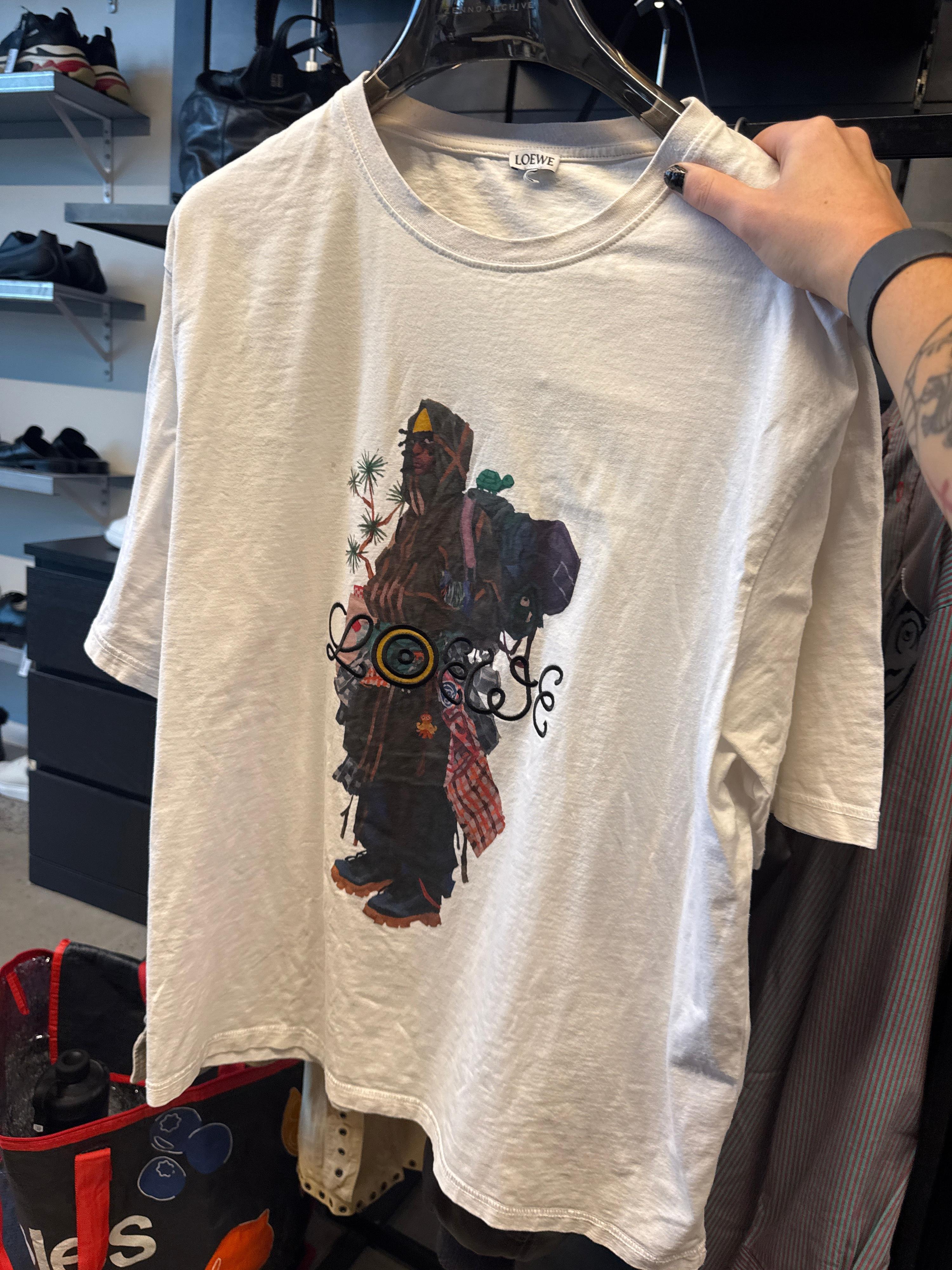 Loewe ELN x Gang Box Print T-Shirt (Size XL)