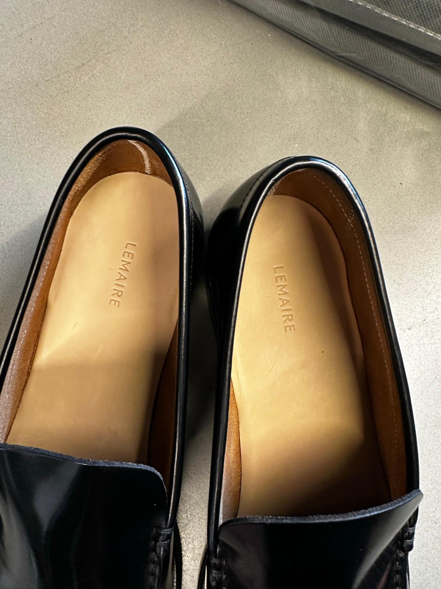 Lemaire FW25 Shiny Leather Loafers Black (Size EU42/US9) thumbnail 4