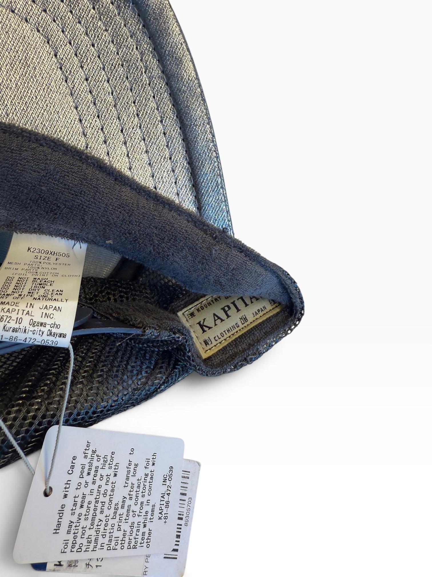 Kapital Kountry Clutcher Mesh Trucker Cap Silver (Size O/S) thumbnail 3