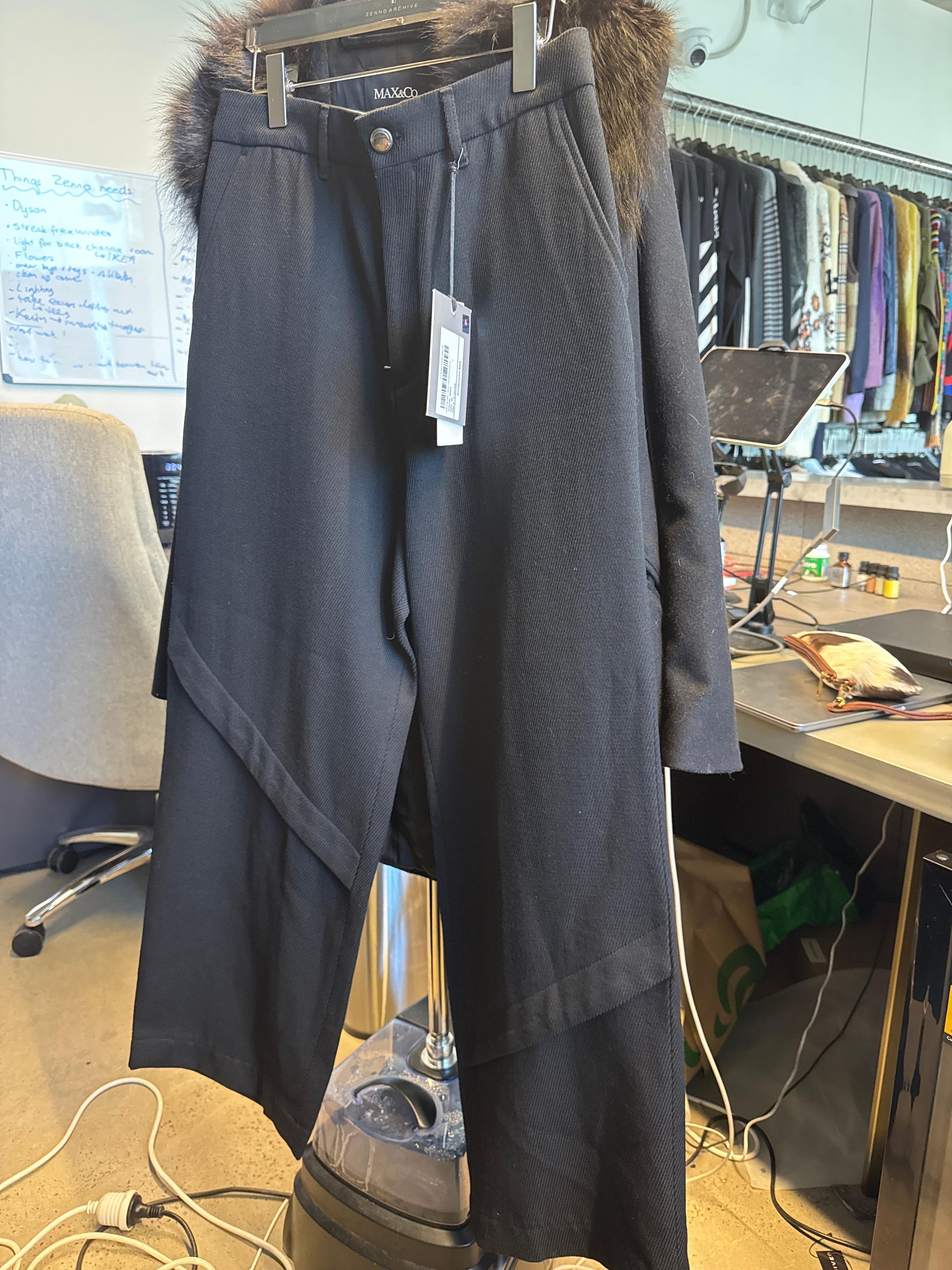 Andersson Bell Camtton Wool Trousers Black (Size 48/M)