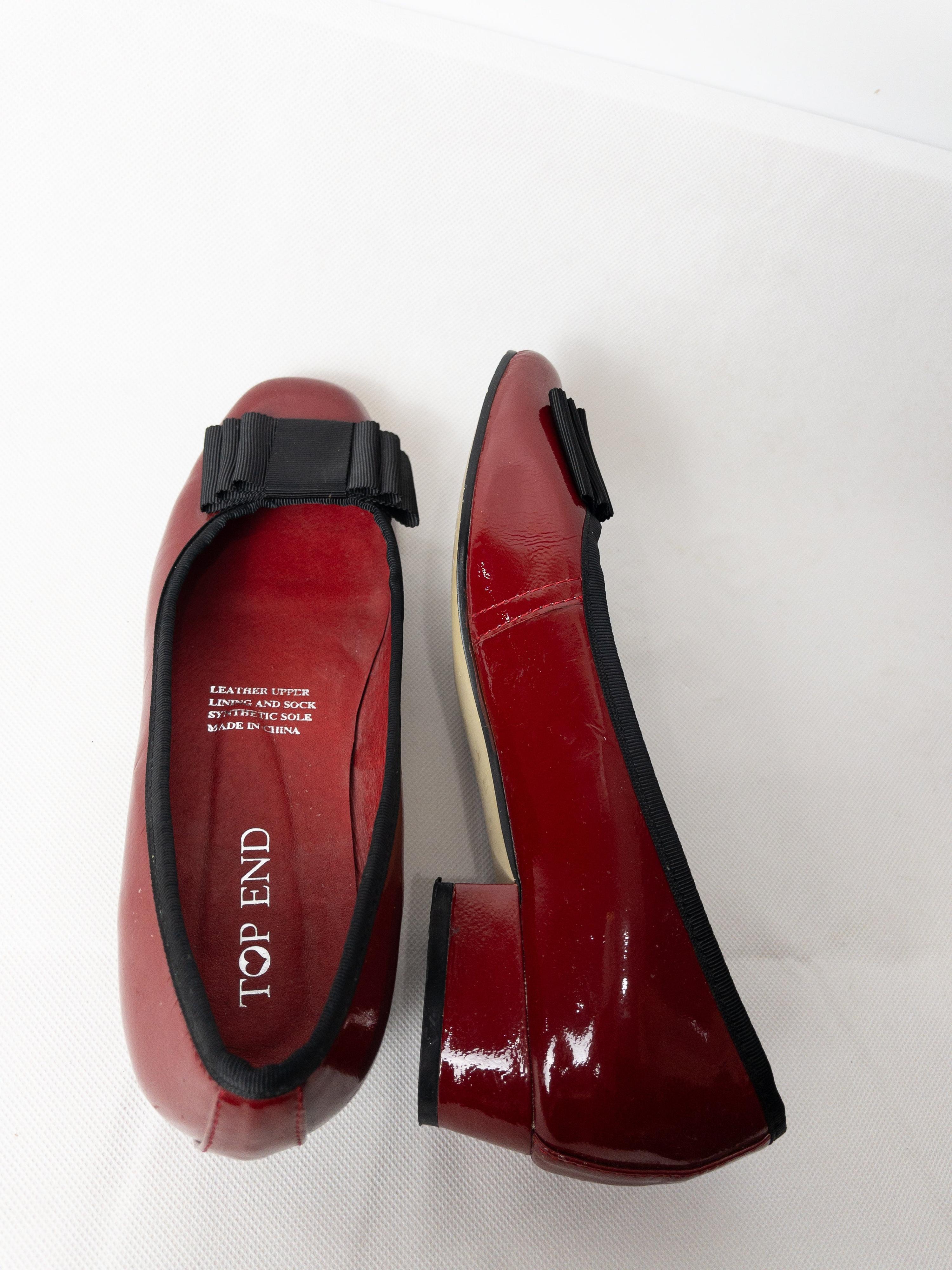 TOP END Red Ballet Flats Size 38 thumbnail 5