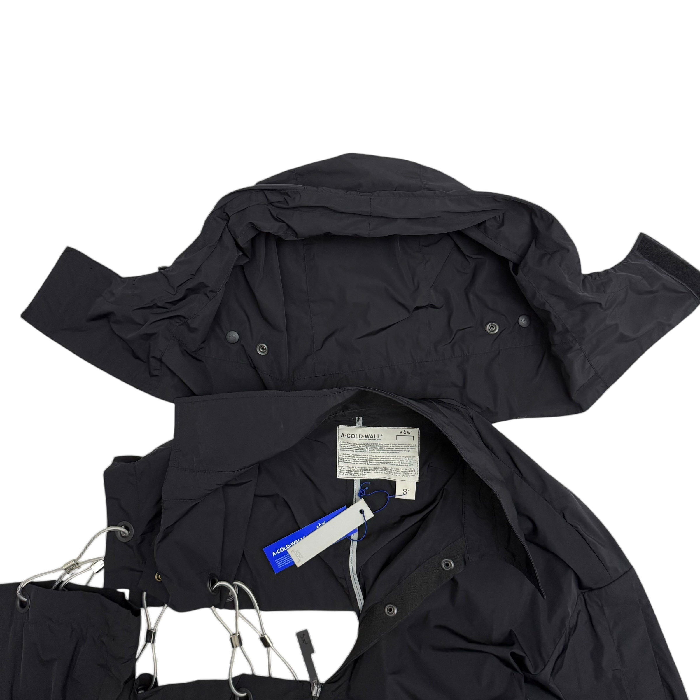 A-COLD-WALL* (ACW) Asymmetrical Nylon Chain Turncoat (Fits S-XL) thumbnail 9