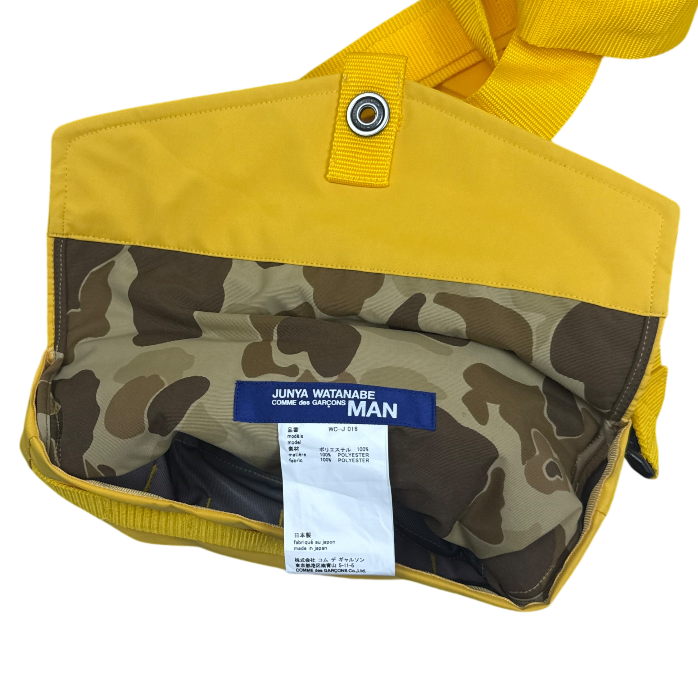 Junya Wantanabe MAN Comme Des Garçons AD2018 Mountain Jacket (With Bag) Yellow/Camo (Fits M-L) thumbnail 13