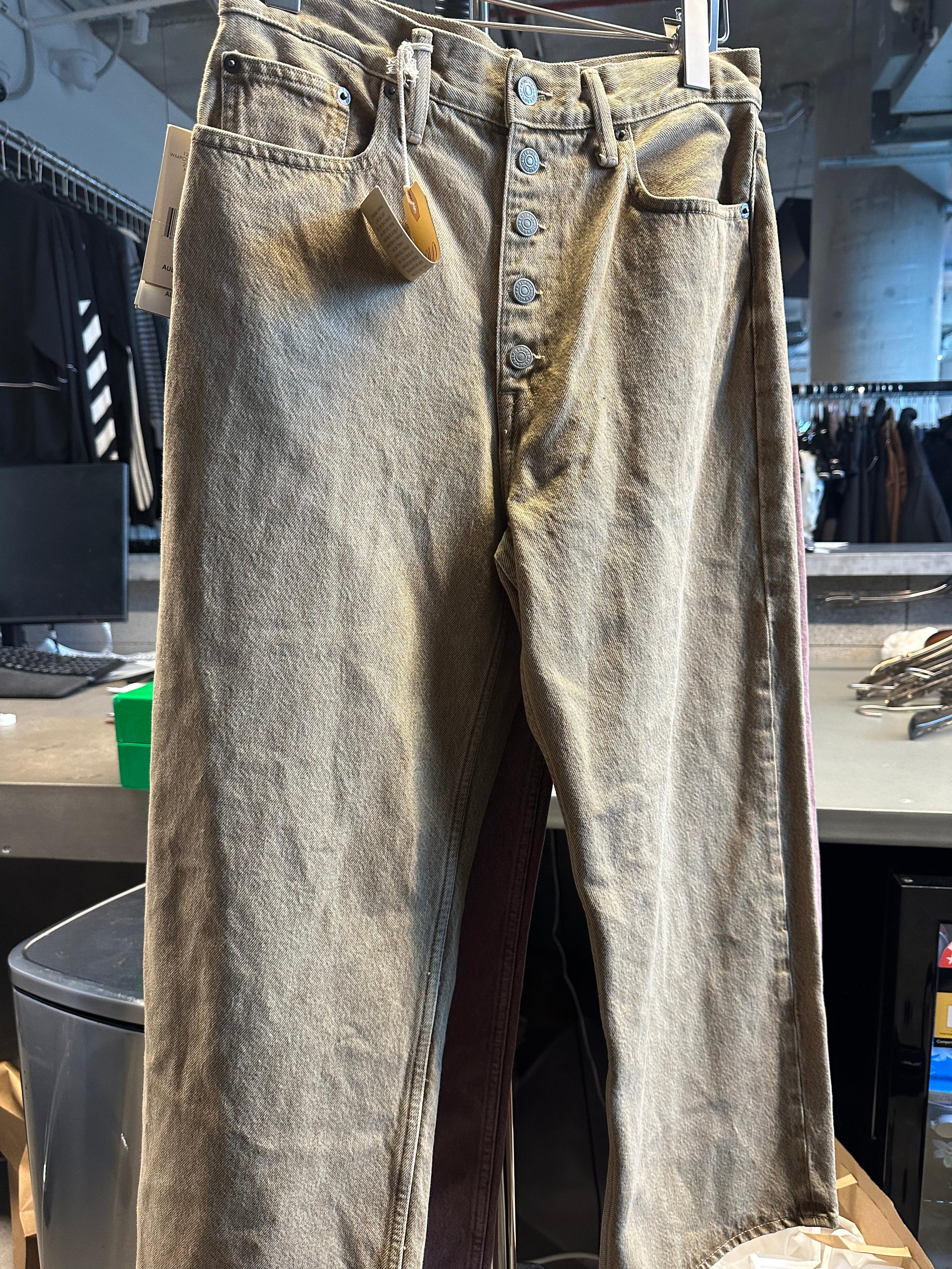 Polo Ralph Lauren Wide-Leg Denim Jeans Washed Beige (Size 28”)