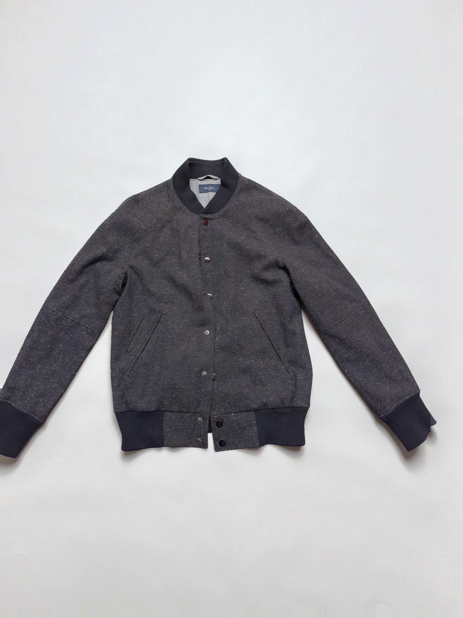 Paul Smith Jeans Black Speckled Bomber Jacket (Size 10)