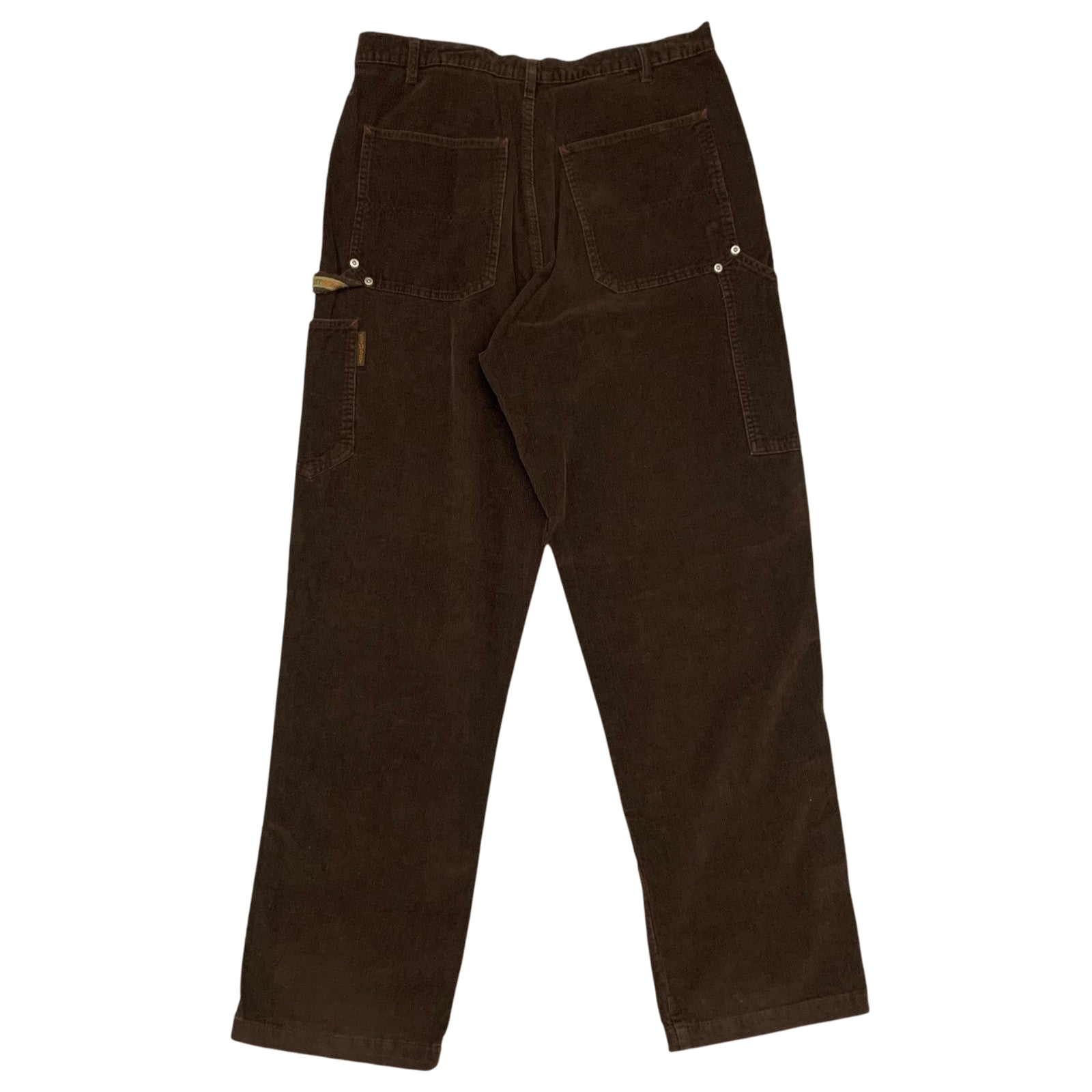 Stussy Vintage Brown Corduroy Carpenter Pants (W34) thumbnail 3