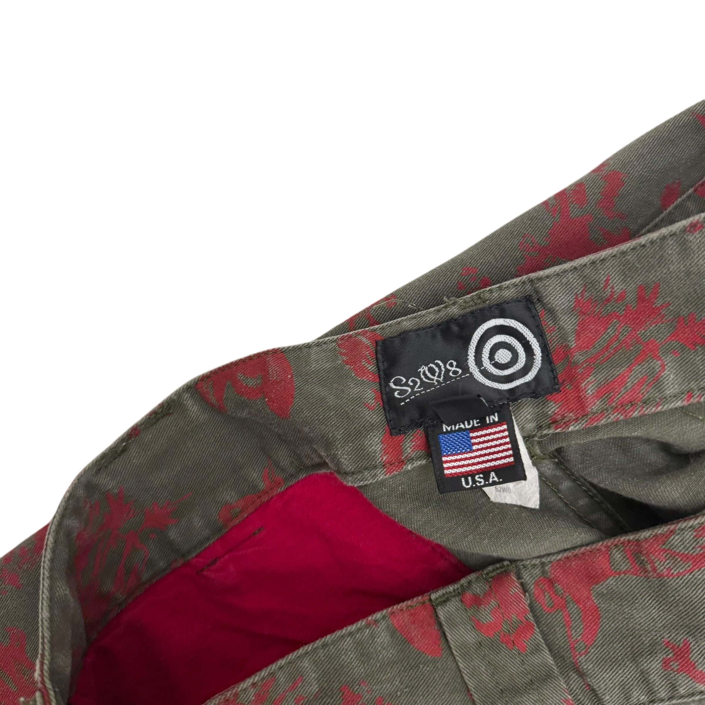 South2 West8 Fatigue Pants Green / Red (Size L) thumbnail 8