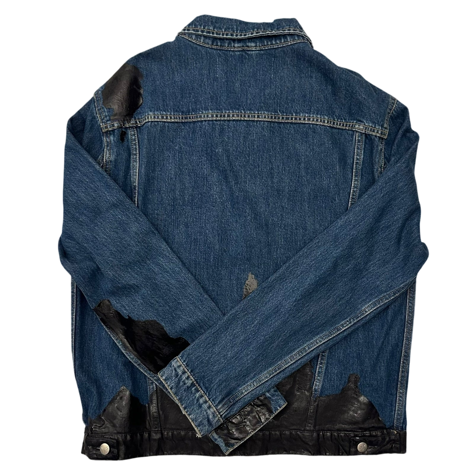 MISBHV AW18 Wet Print Denim Jacket Indigo thumbnail 4