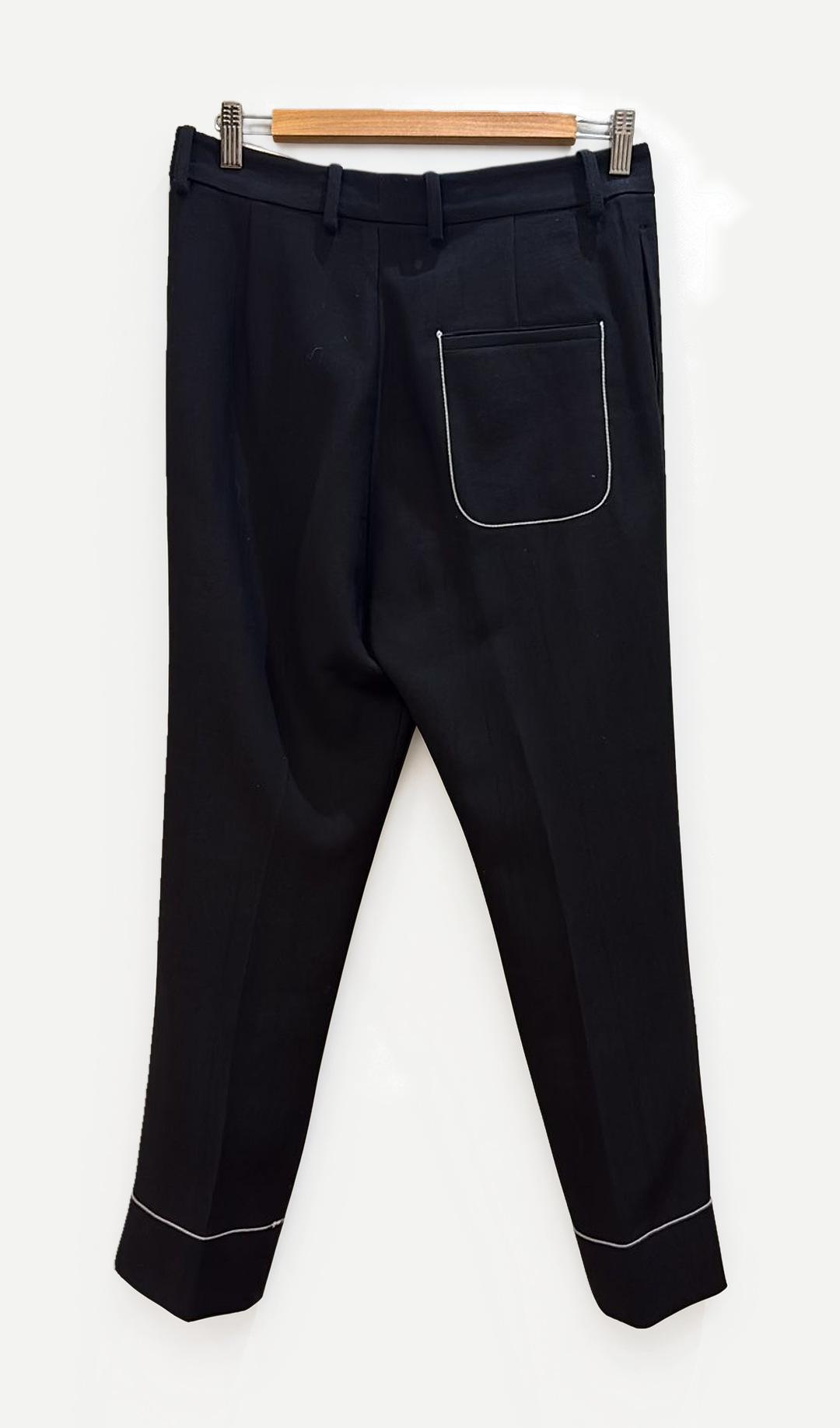 Bassike Black Pants 1 thumbnail 3