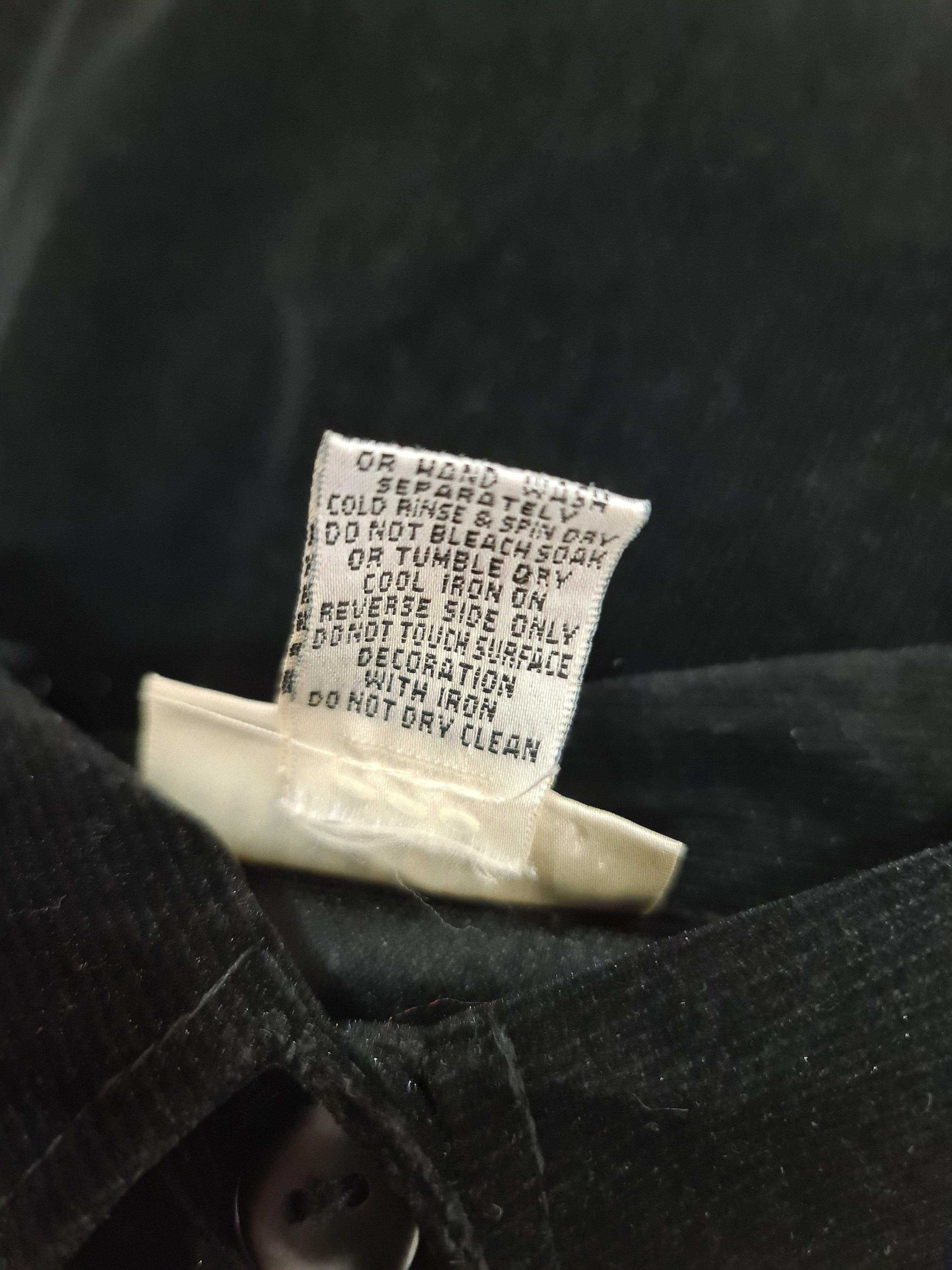 Vintage Millers Black Corduroy shirt -size 16 thumbnail 9