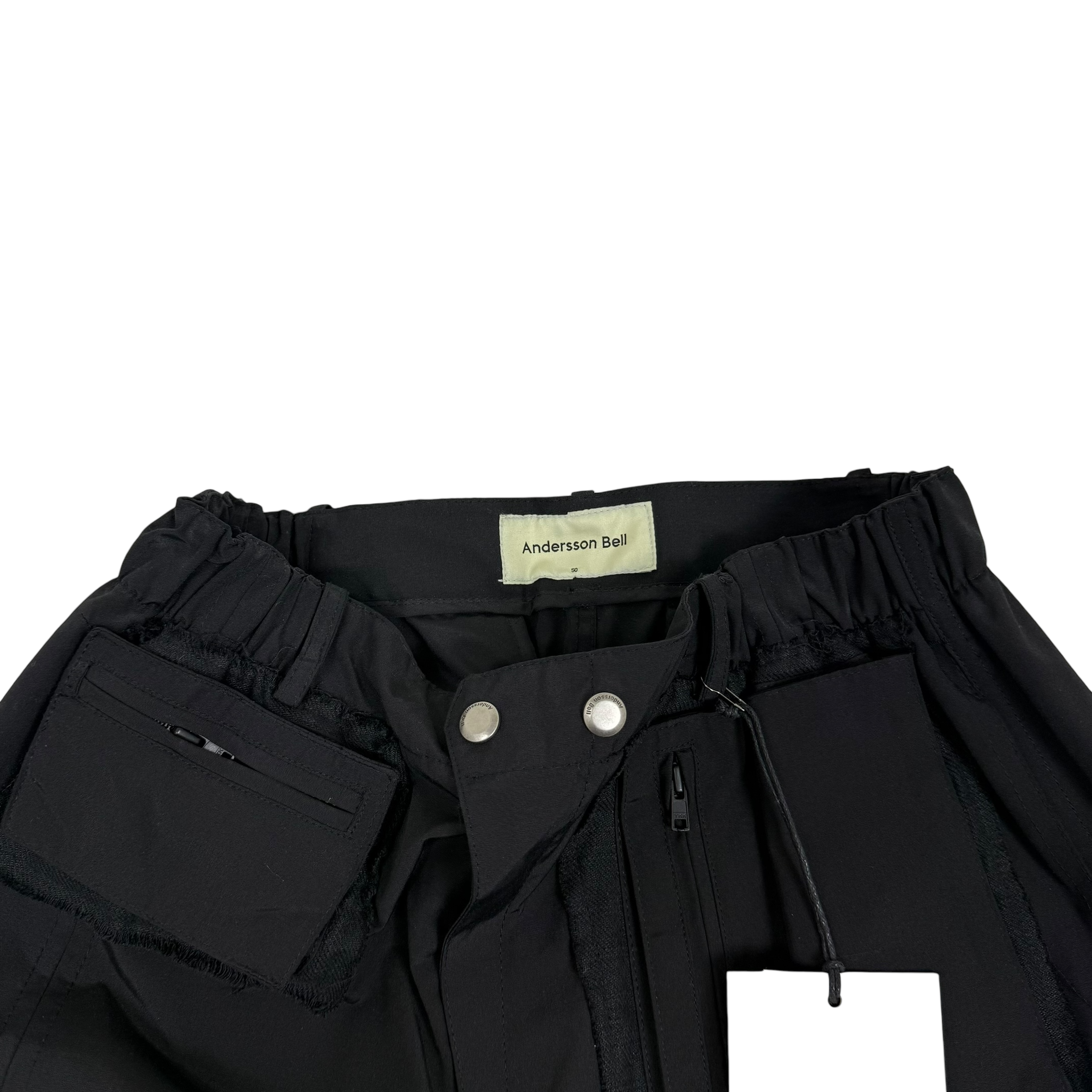 Andersson Bell Raw Edge Multi Pocket Pants Black (Size L) thumbnail 3