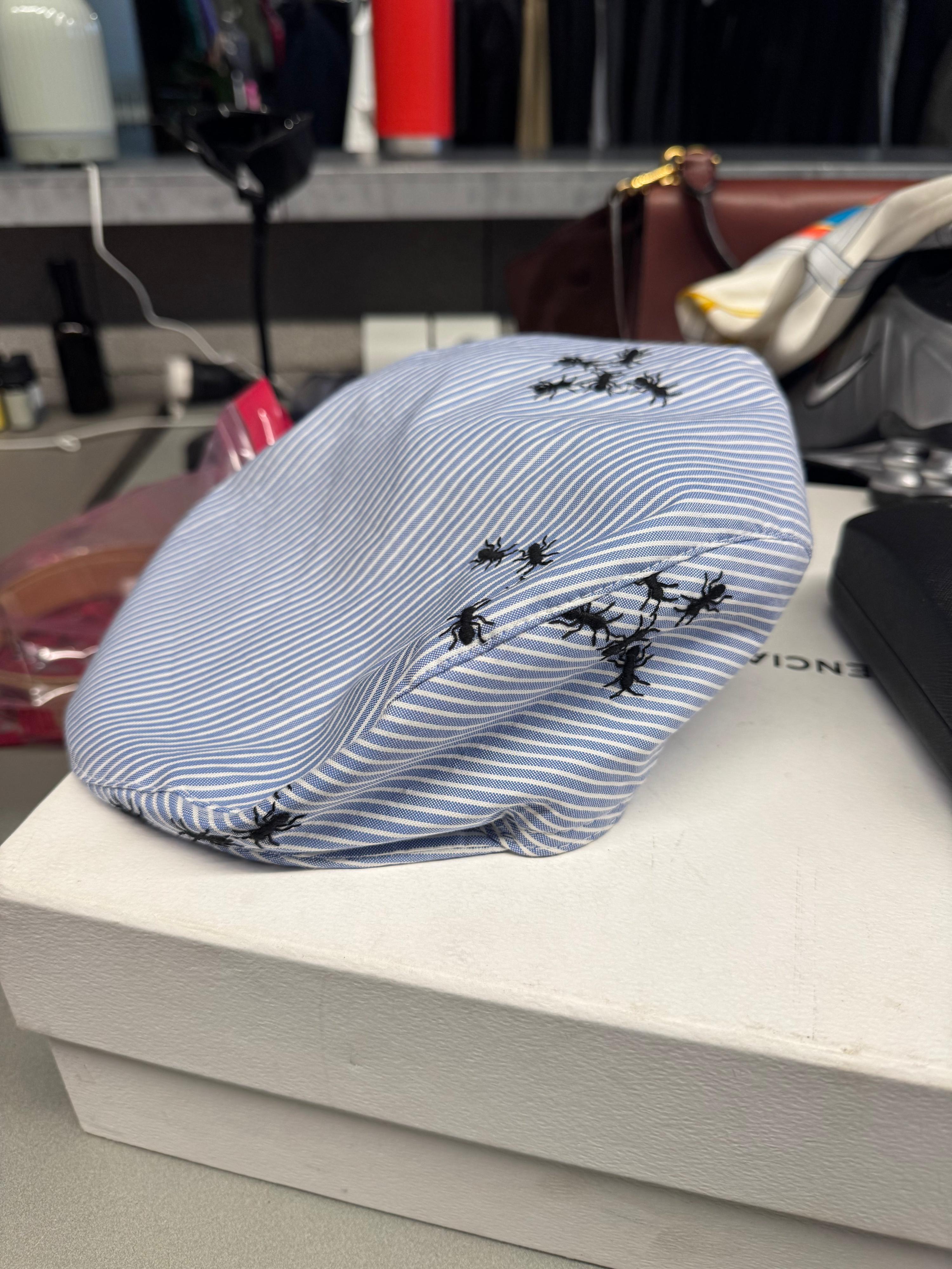 Comme des Garçons Shirt SS15 Pinstripe Ant Flat Cap (Size M)