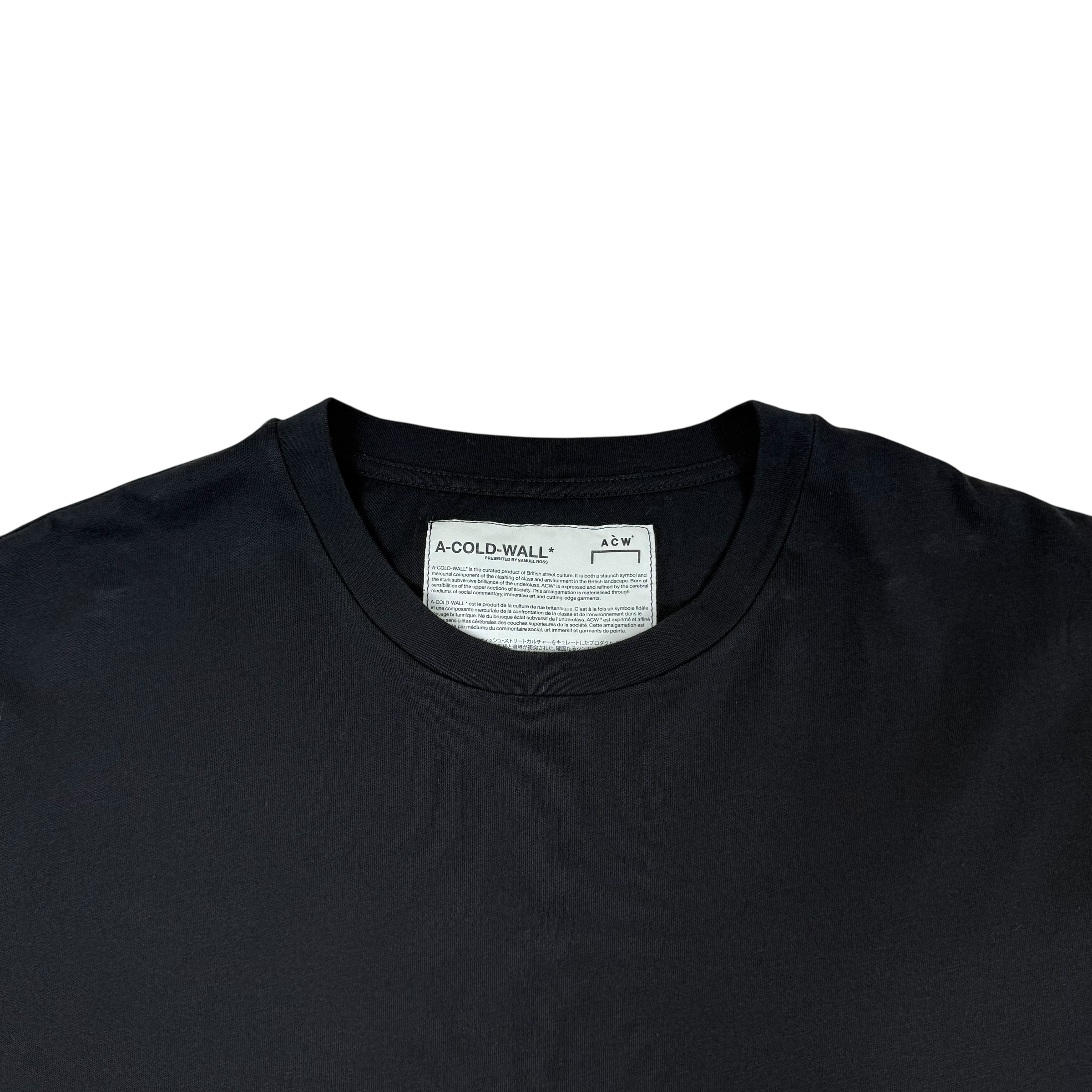 A-COLD-WALL* (ACW) Pocket T-shirt Black (Fits M-L) thumbnail 2