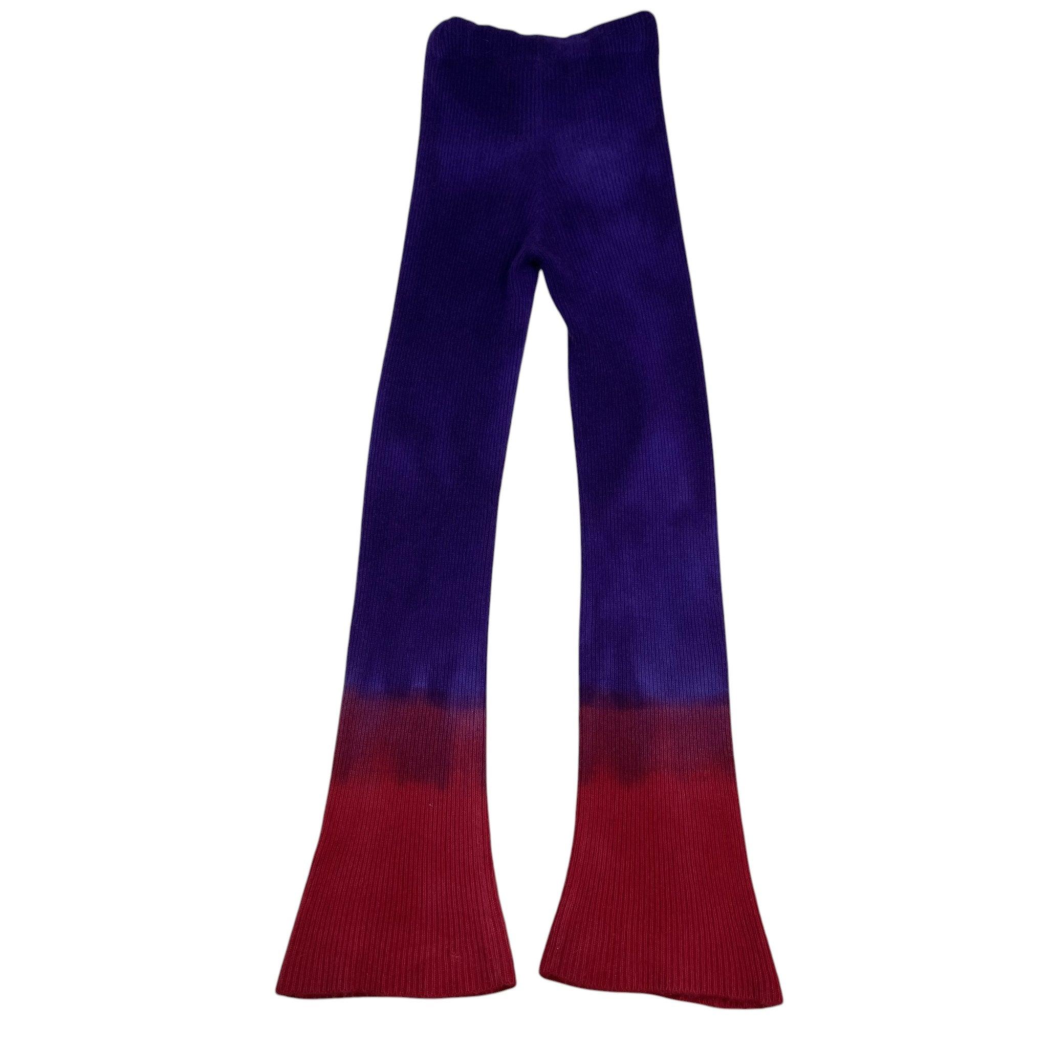The Elder Statesman Cashmere Pants Ombré Purple/Red (Size S) thumbnail 4
