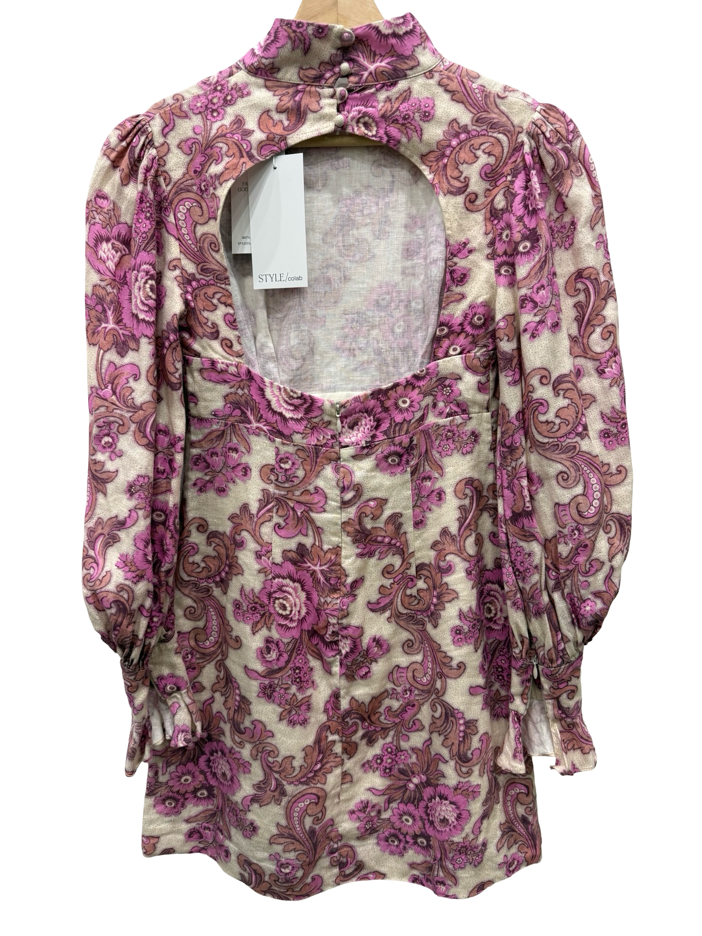 Alemais Pink Paisley Dress 6 thumbnail 2
