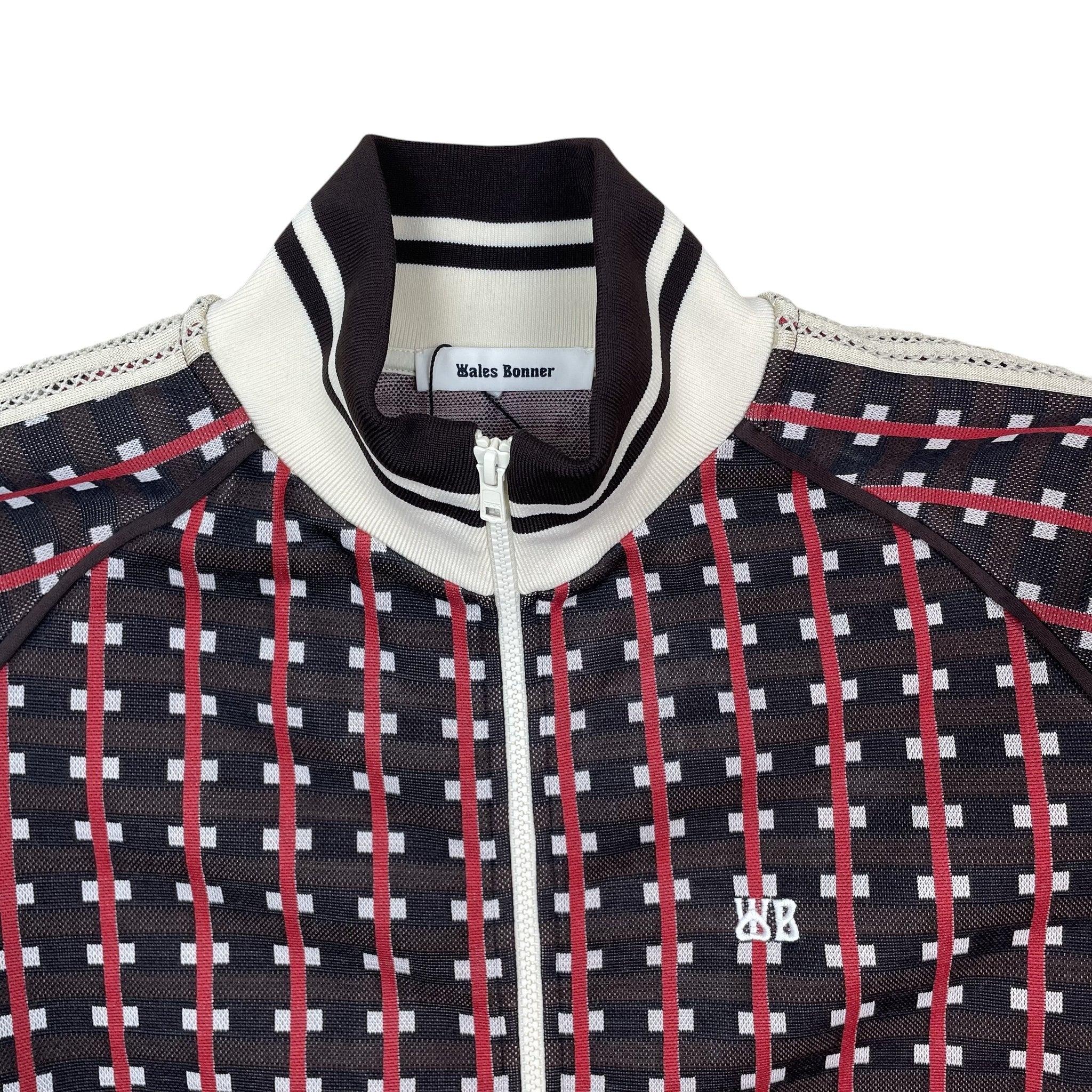 Wales Bonner Power Track Jacket Brown/Red (Size XL Womens/M Mens) thumbnail 2